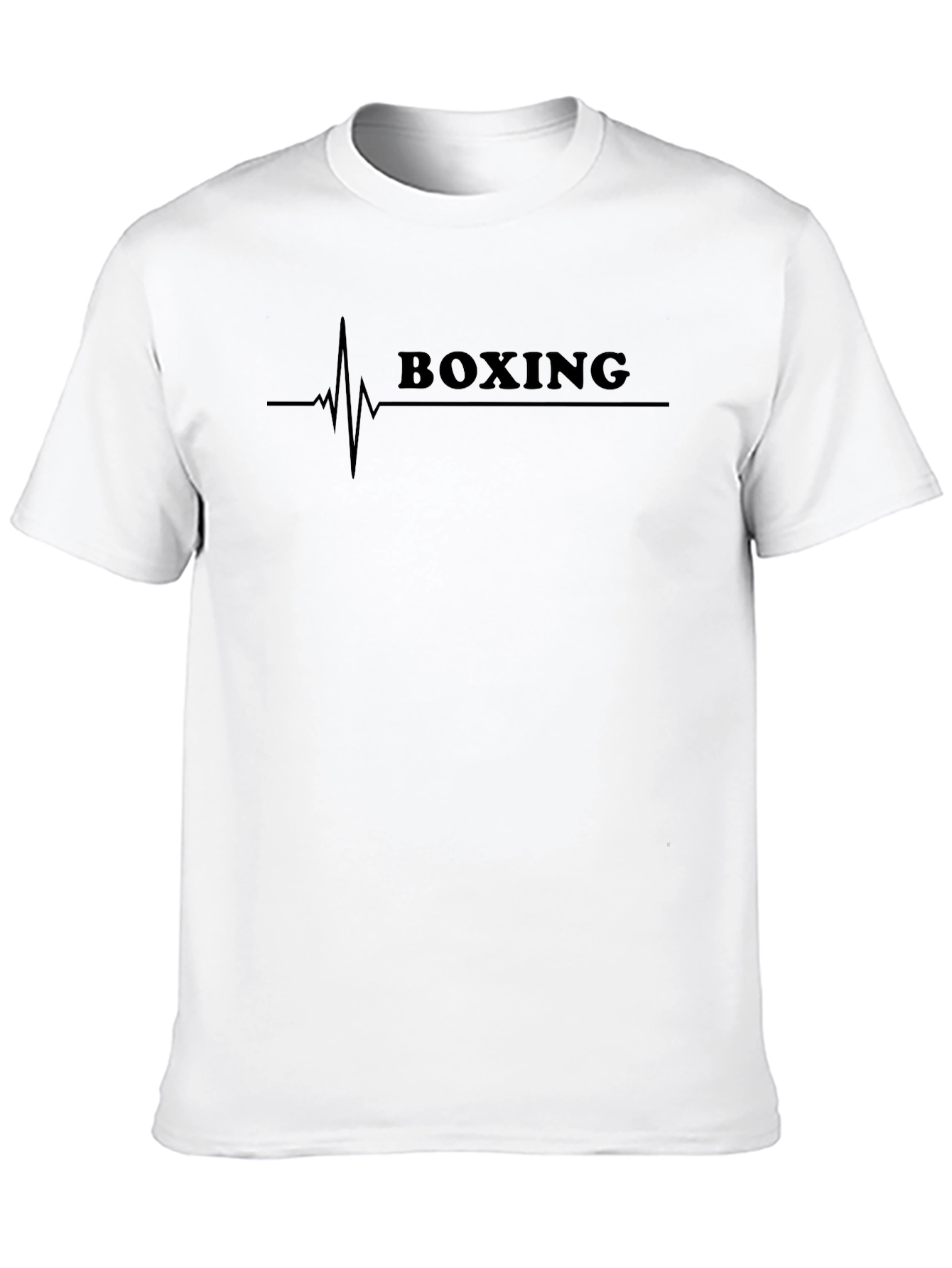 Boxing Heartbeat Graphic T-Shirt - Black