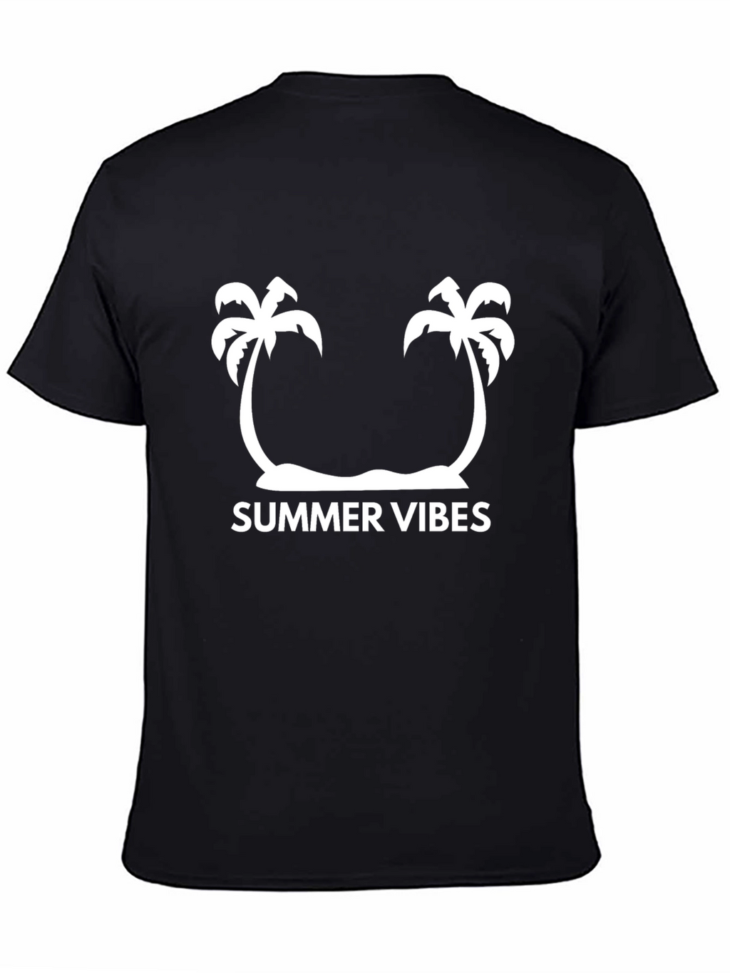 Summer Vibes Palm Tree Graphic Tee - Casual Style