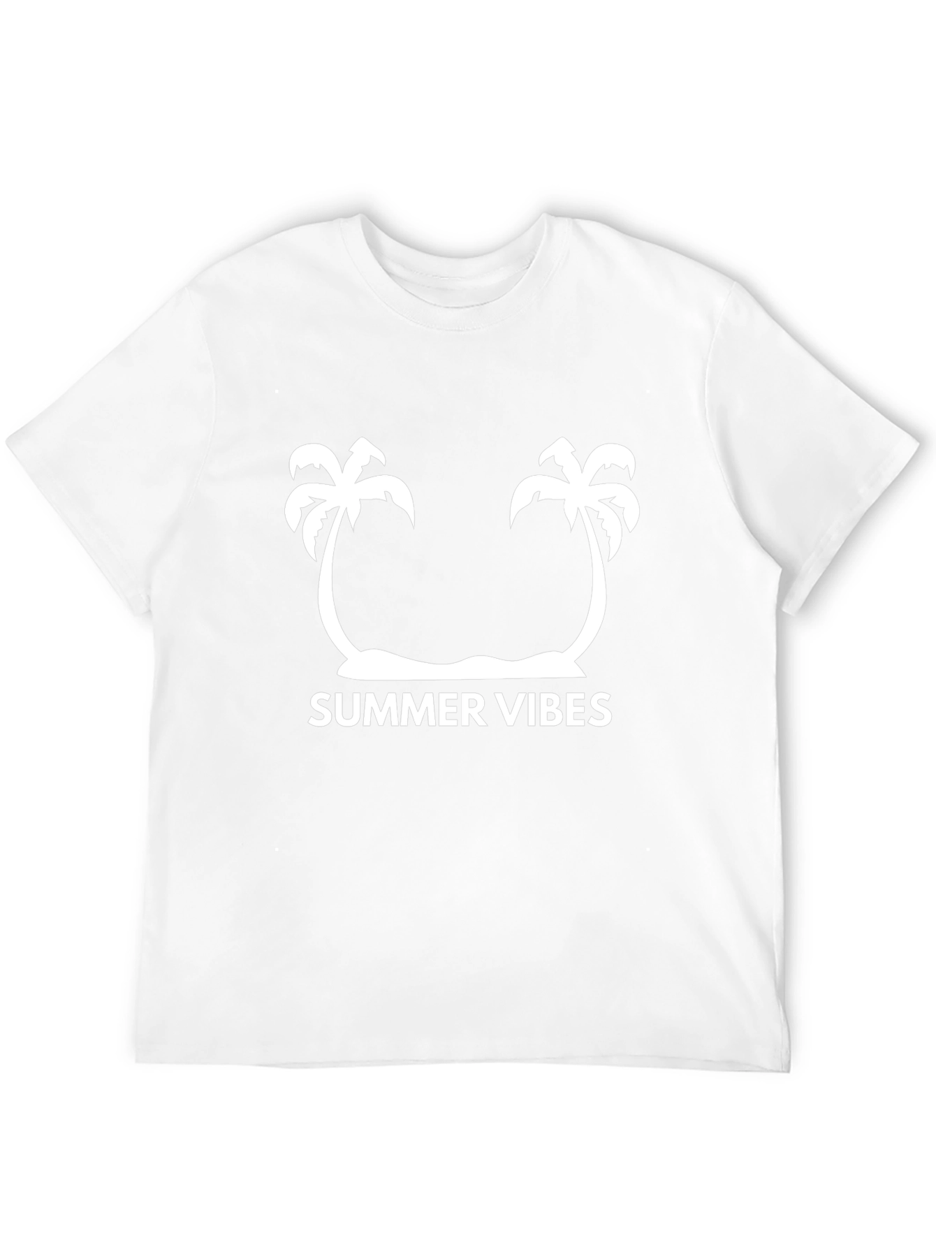 Summer Vibes Palm Tree Graphic Tee - Casual Style