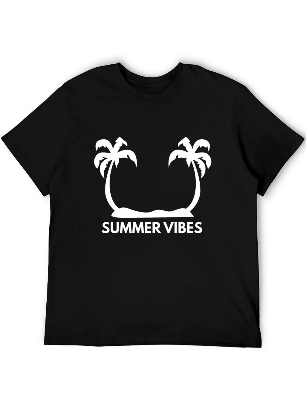 Summer Vibes Palm Tree Graphic Tee - Casual Style
