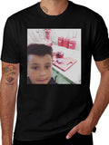 Graphic Tee - Boy with Kitchen Scene