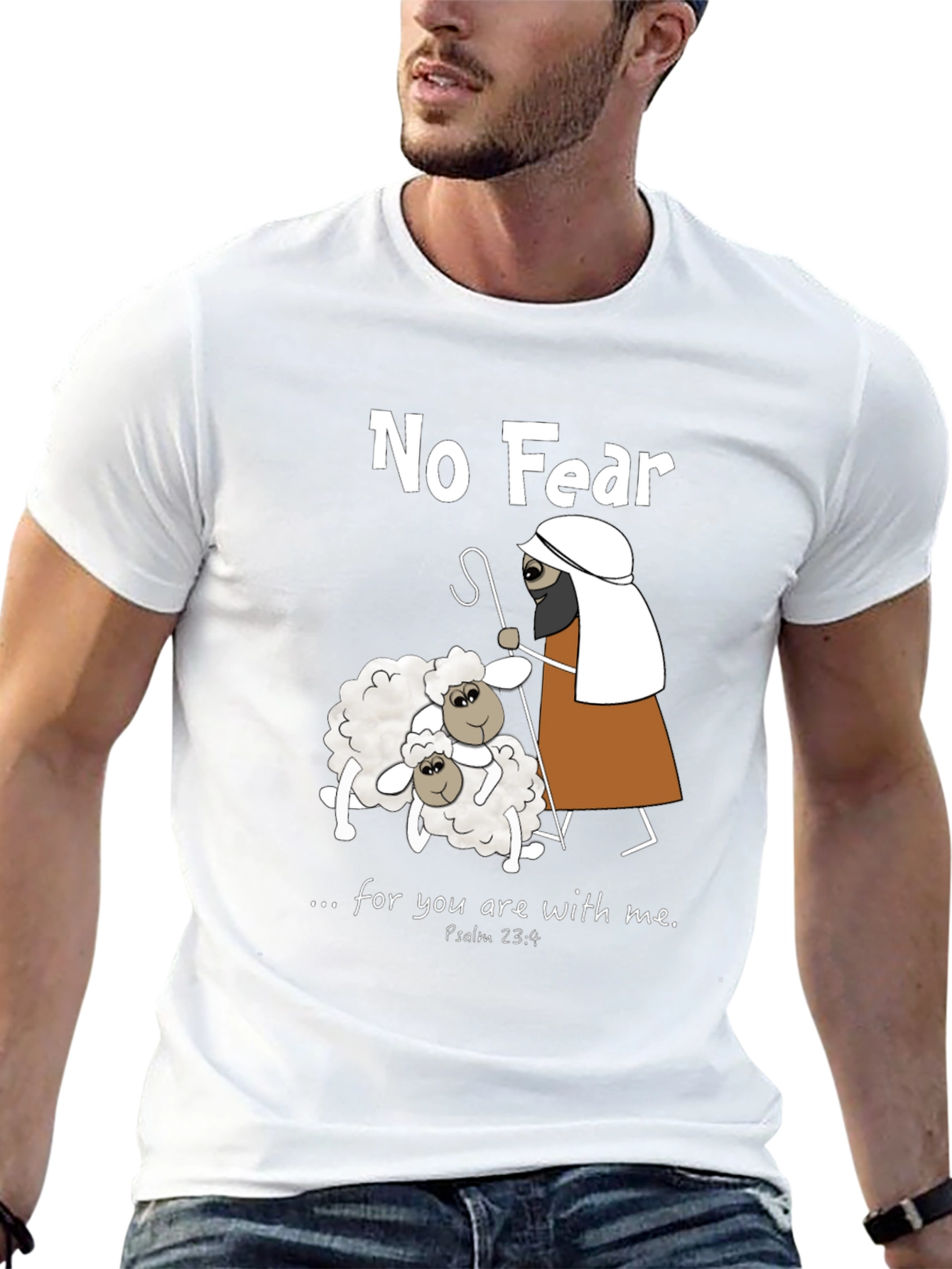 No Fear Psalm 23:4 T-Shirt