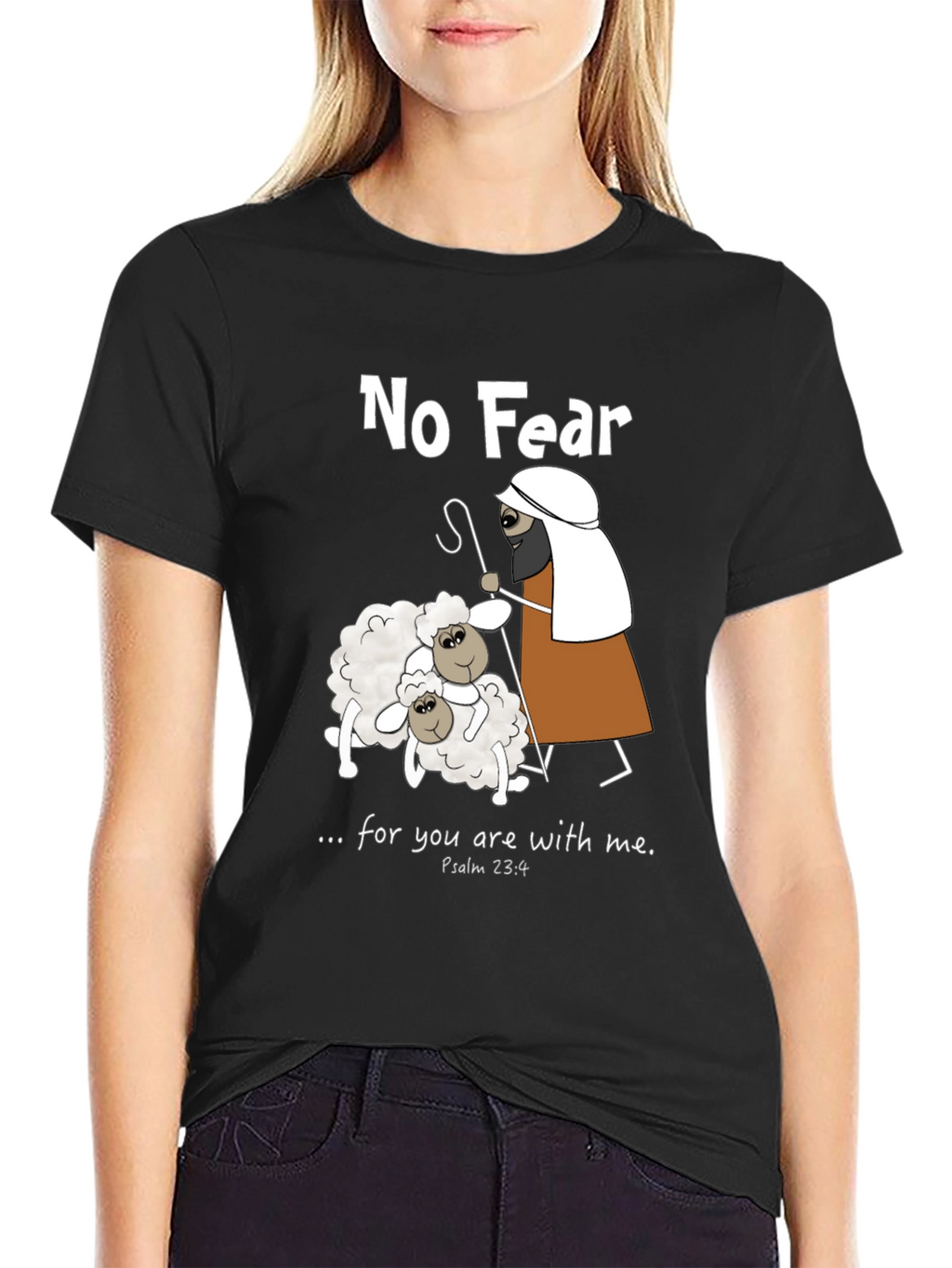 No Fear Psalm 23:4 T-Shirt