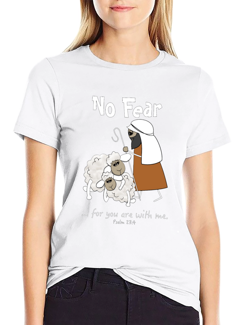 No Fear Psalm 23:4 T-Shirt