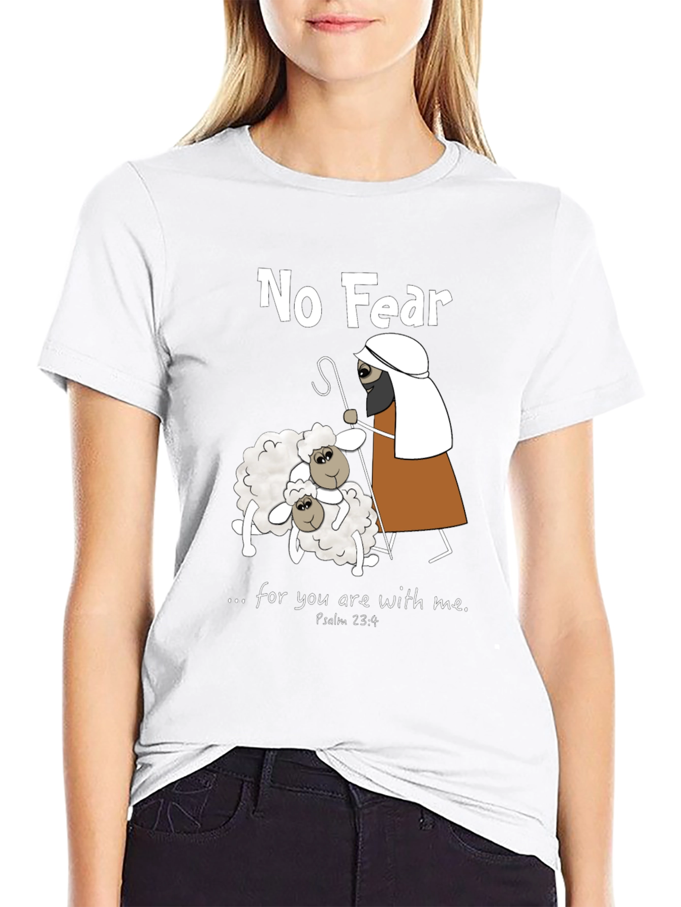 No Fear Psalm 23:4 T-Shirt