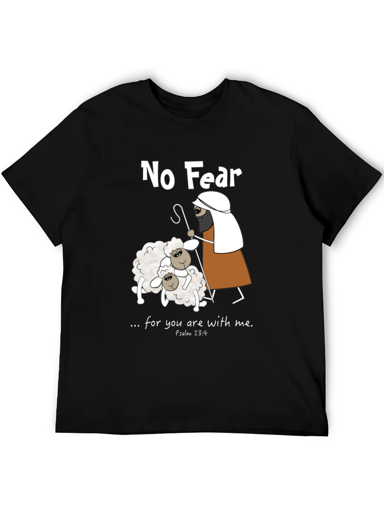 No Fear Psalm 23:4 T-Shirt