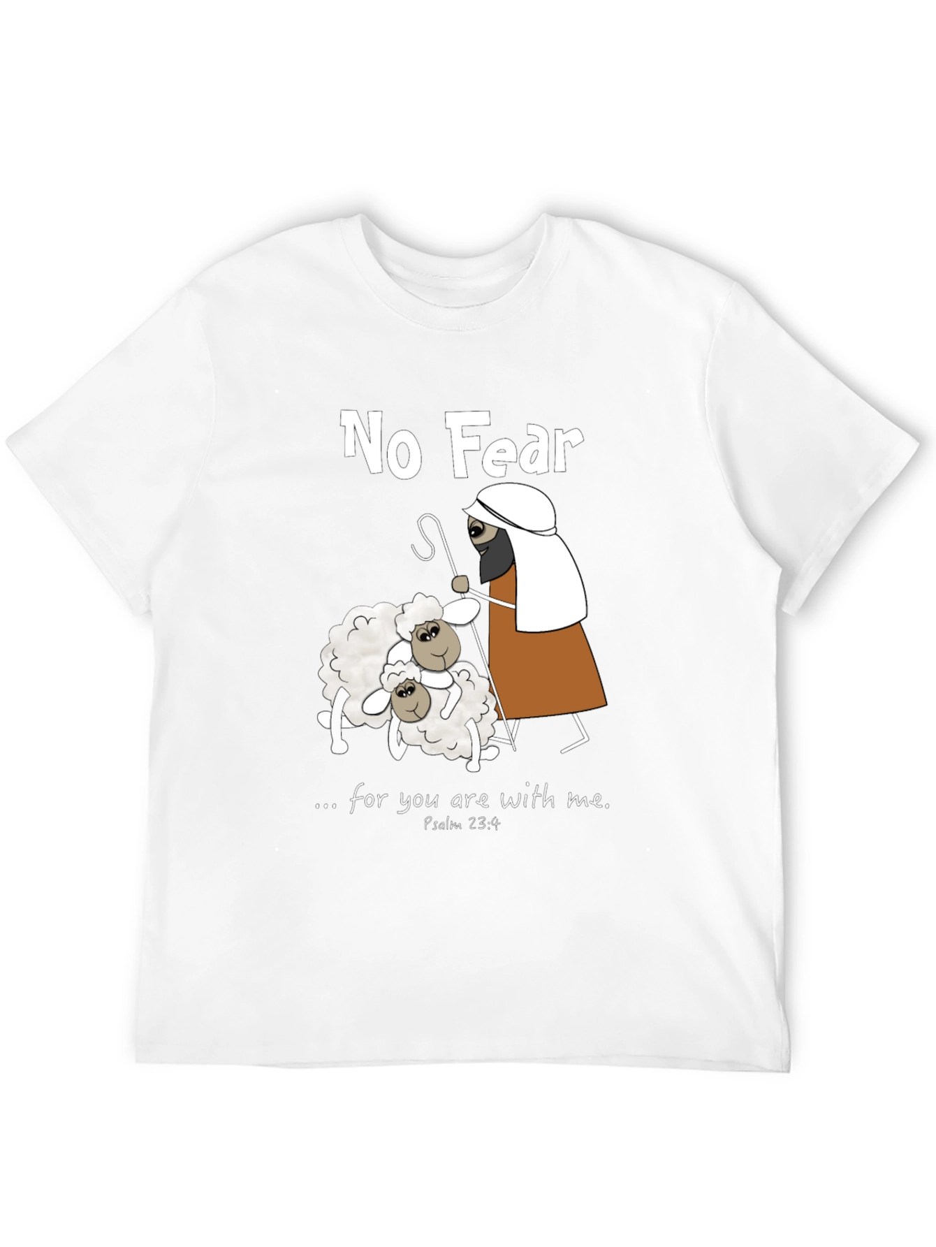 No Fear Psalm 23:4 T-Shirt