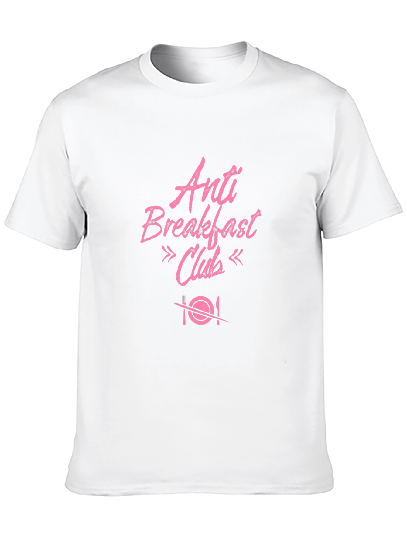 Anti Breakfast Club Graphic T-Shirt - Black Cotton Tee