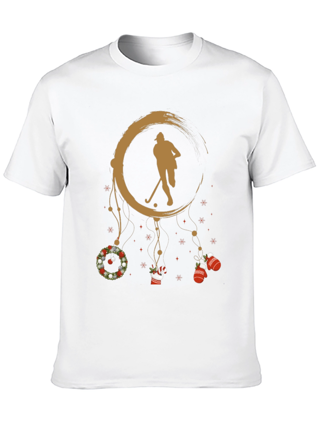 Festive Hockey Dreamcatcher Graphic Tee