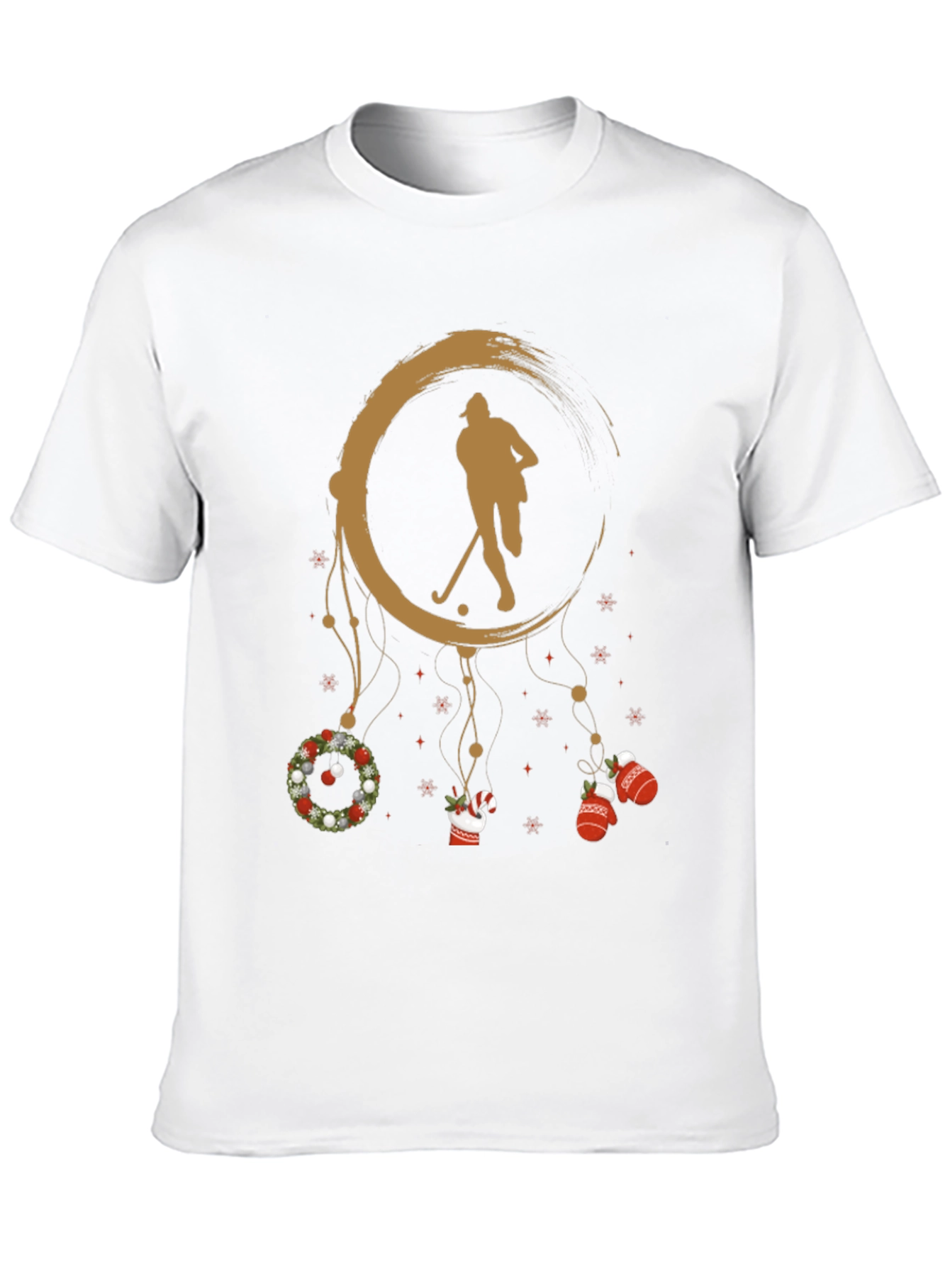 Festive Hockey Dreamcatcher Graphic Tee