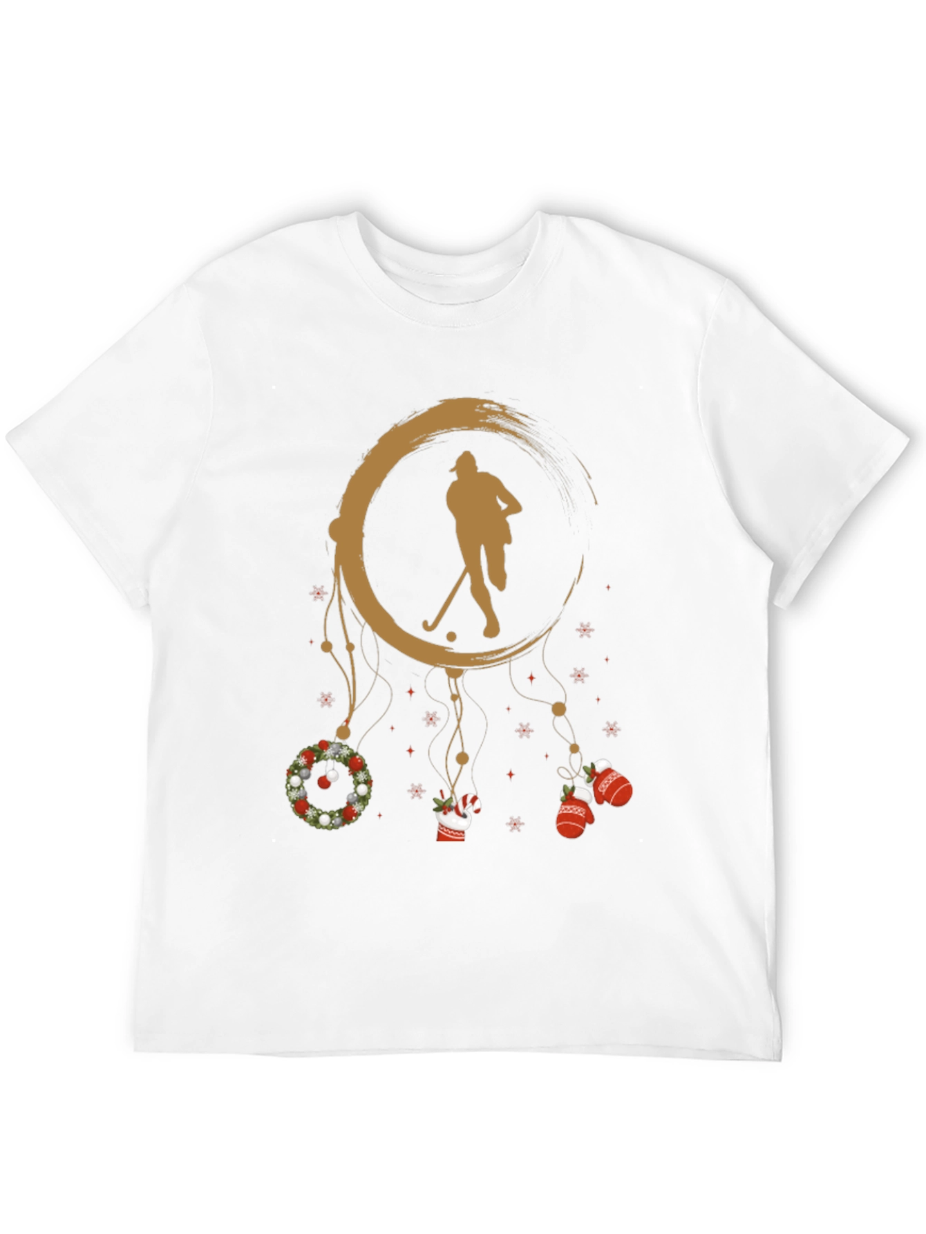 Festive Hockey Dreamcatcher Graphic Tee