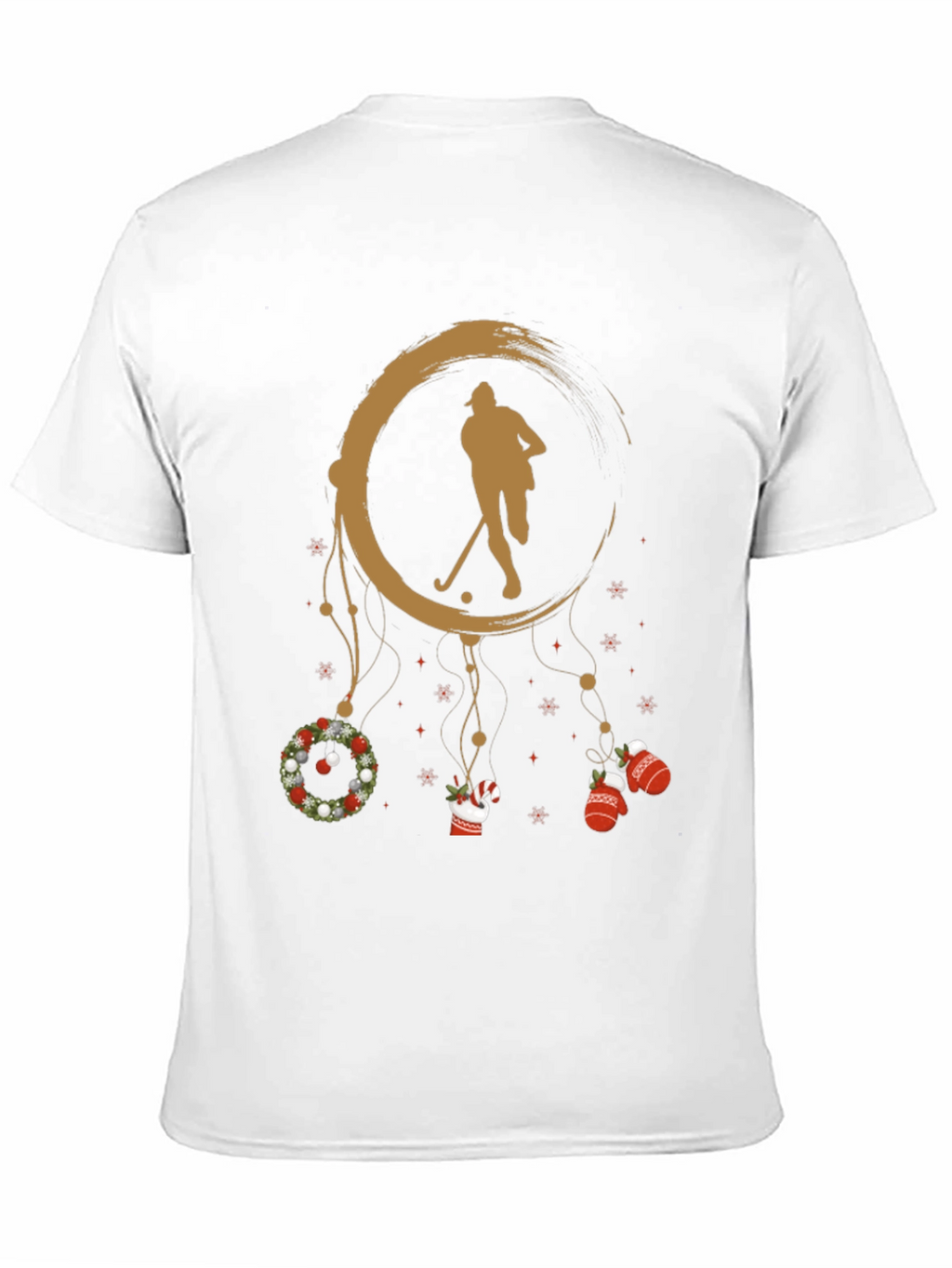 Festive Hockey Dreamcatcher Graphic Tee