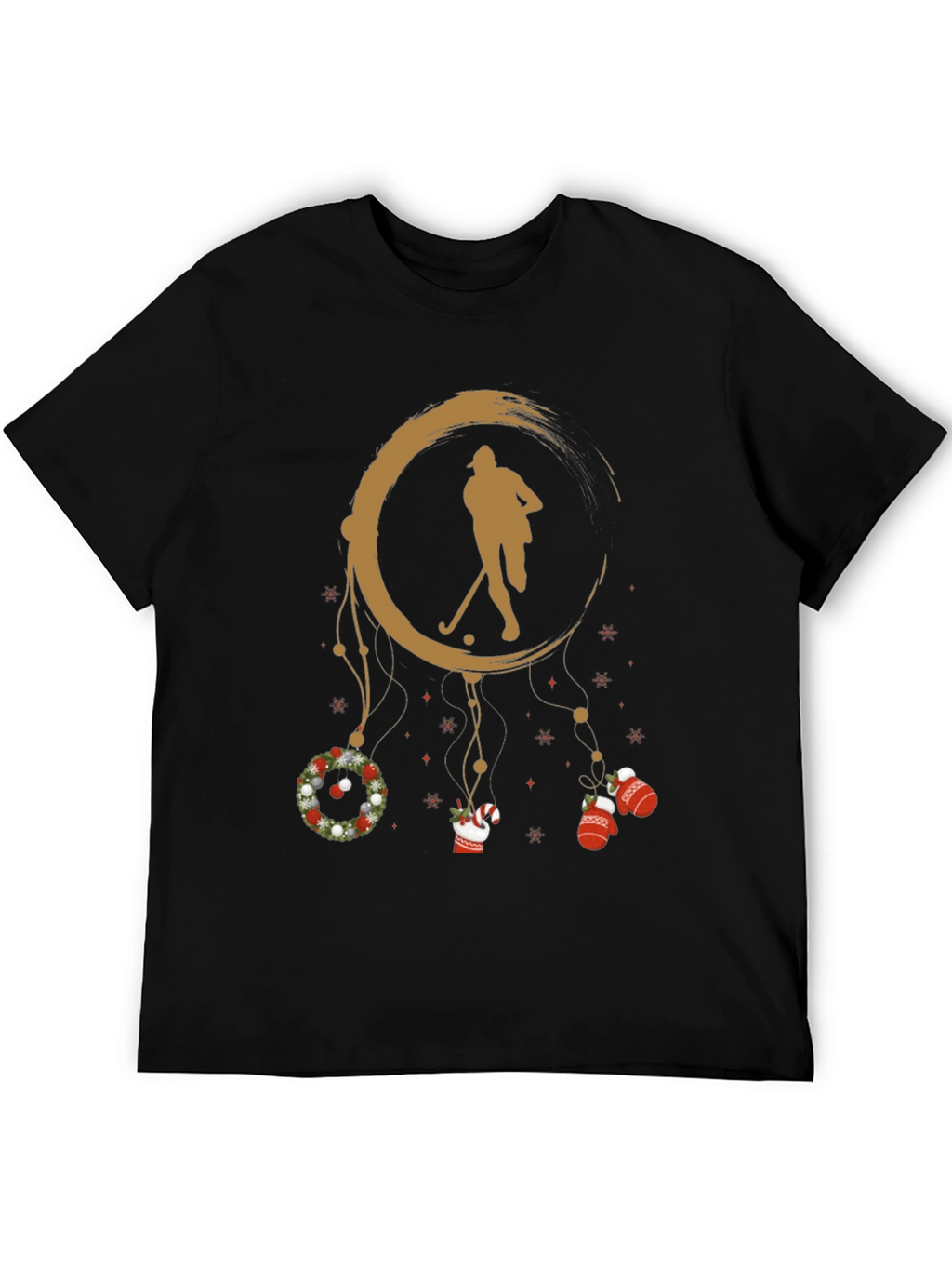 Festive Hockey Dreamcatcher Graphic Tee