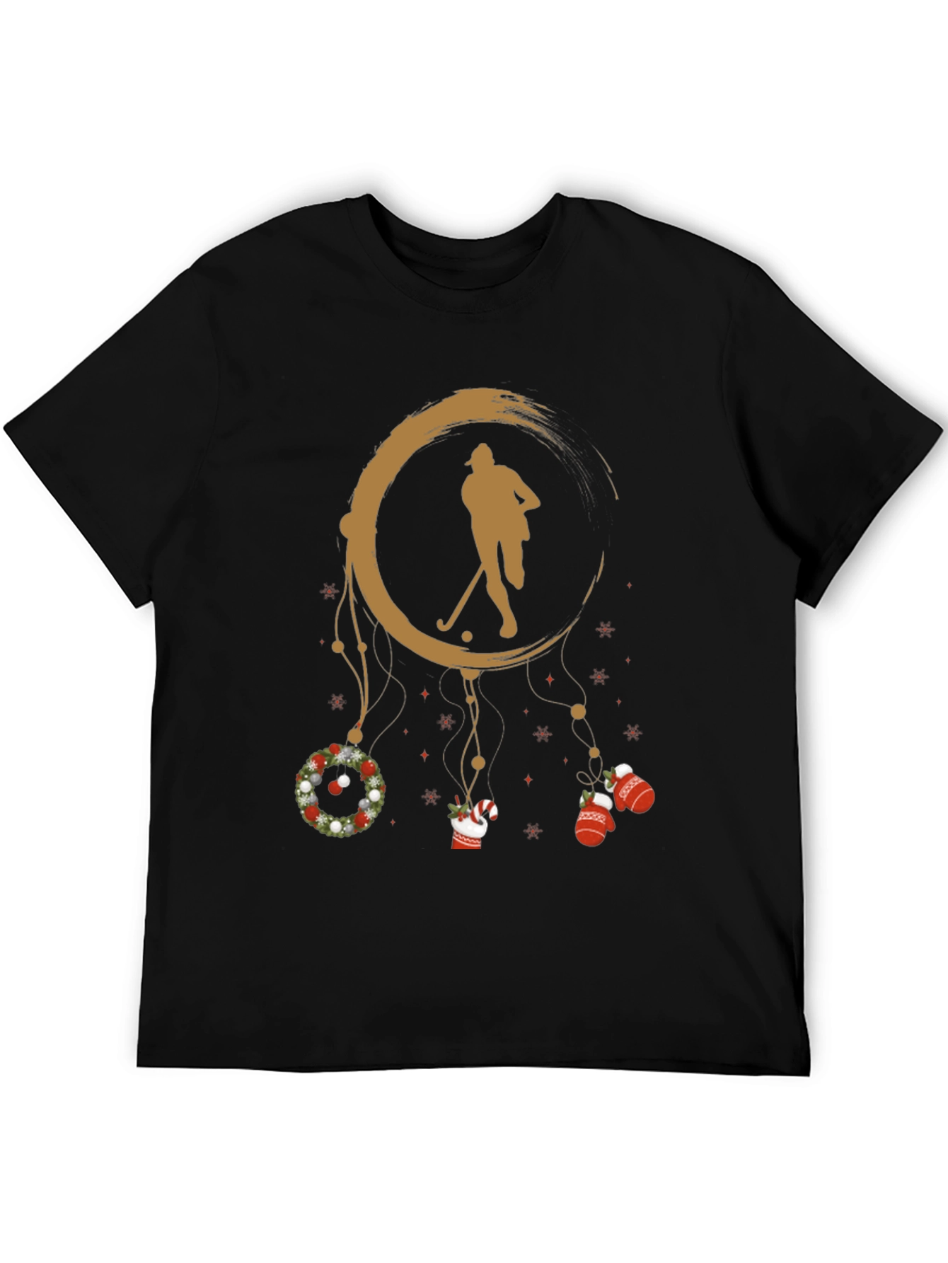 Festive Hockey Dreamcatcher Graphic Tee