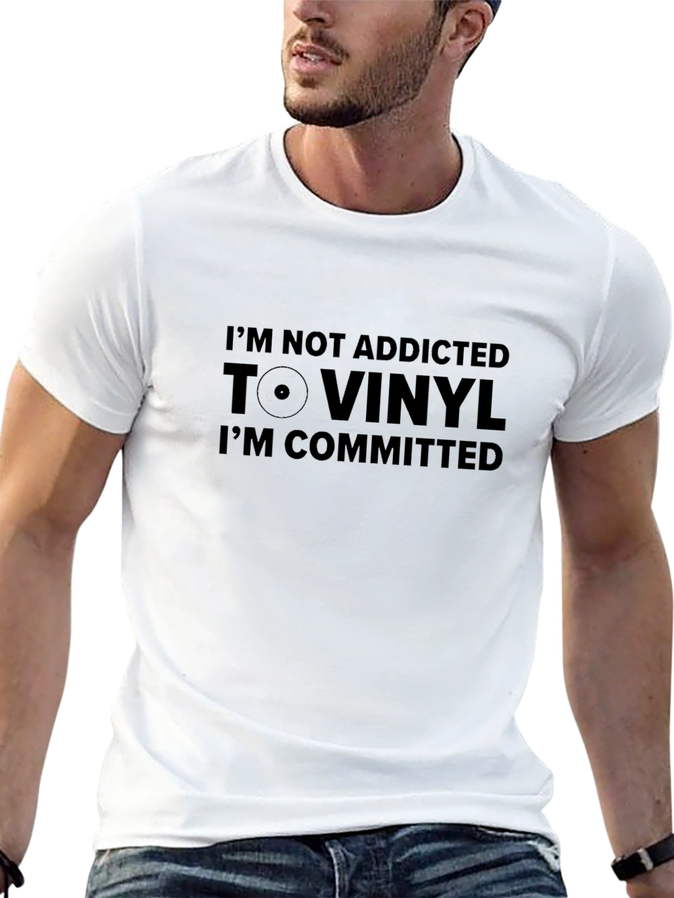 Im Committed to Vinyl T-Shirt