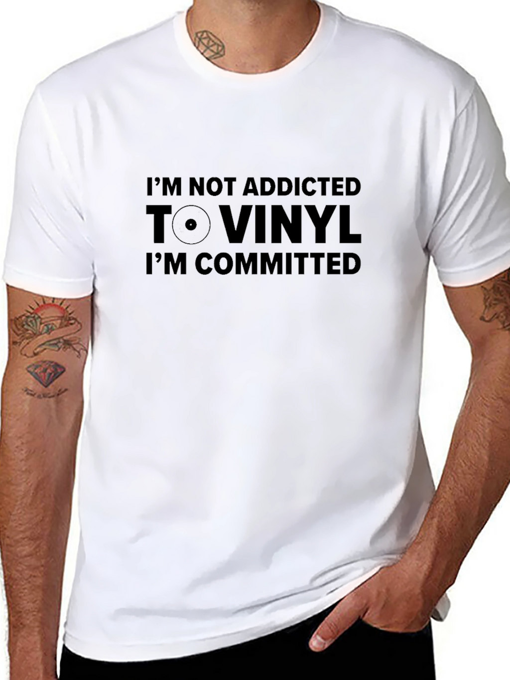 Im Committed to Vinyl T-Shirt