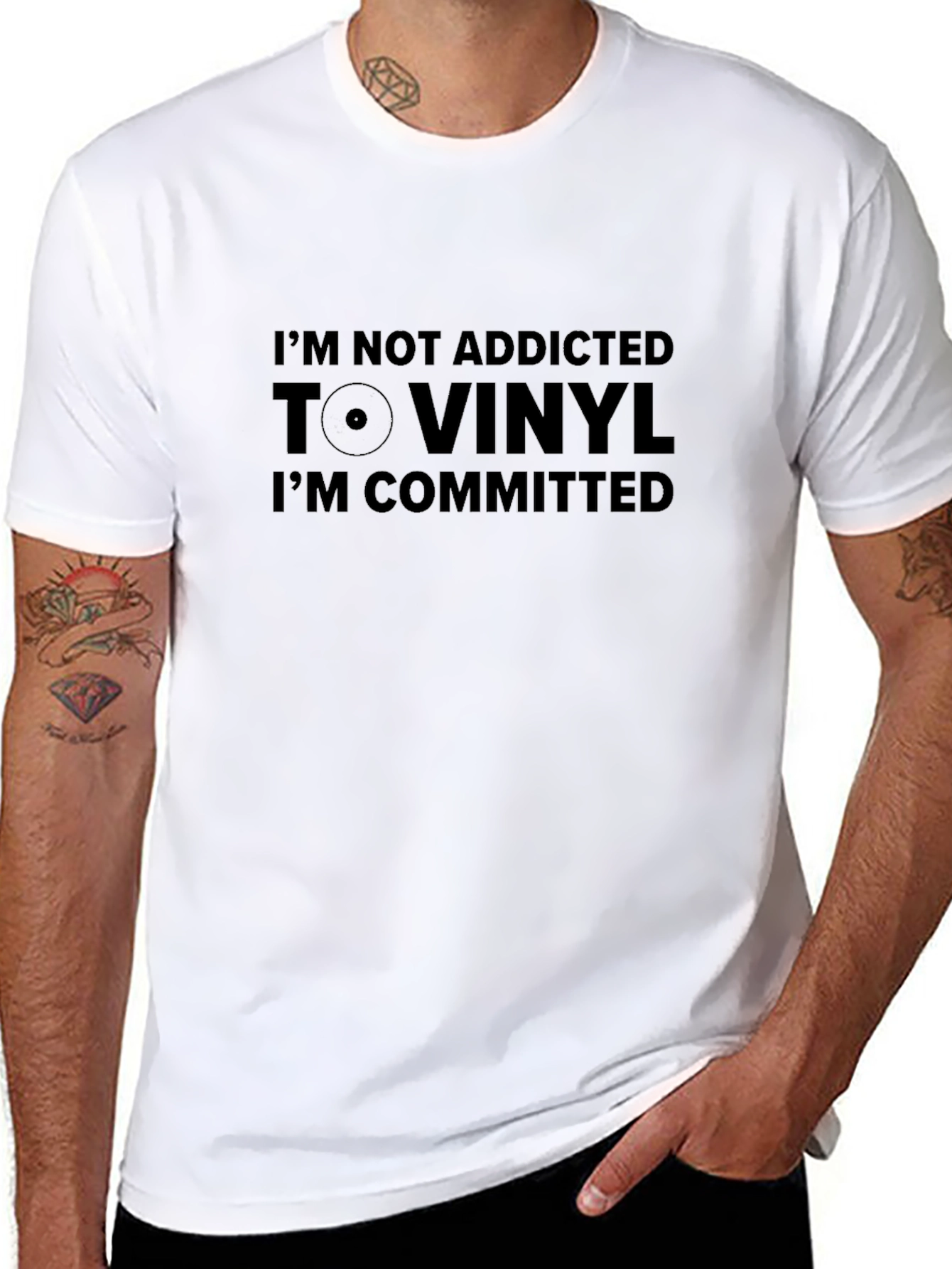 Im Committed to Vinyl T-Shirt