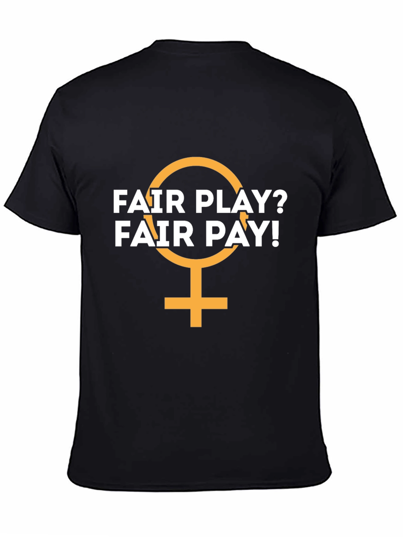 Fair Play? Fair Pay! Black Graphic T-Shirt