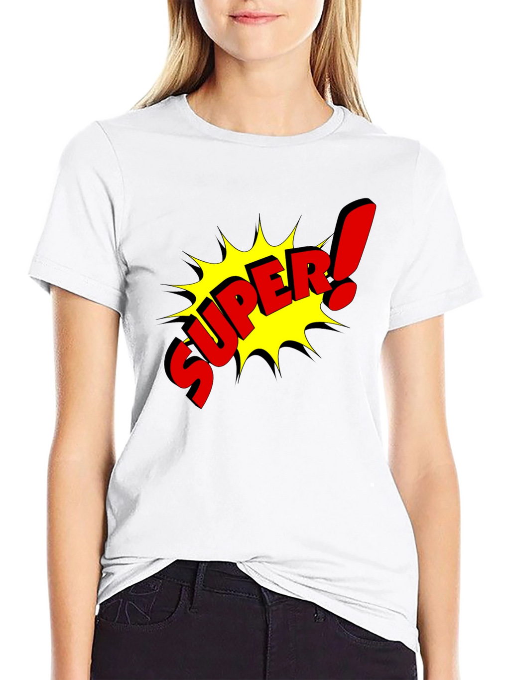 Super! Graphic T-Shirt - Black