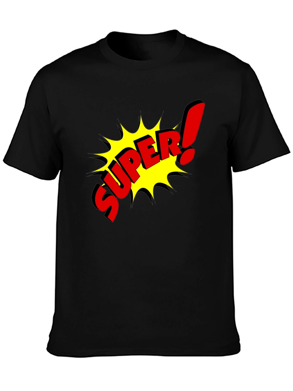 Super! Graphic T-Shirt - Black