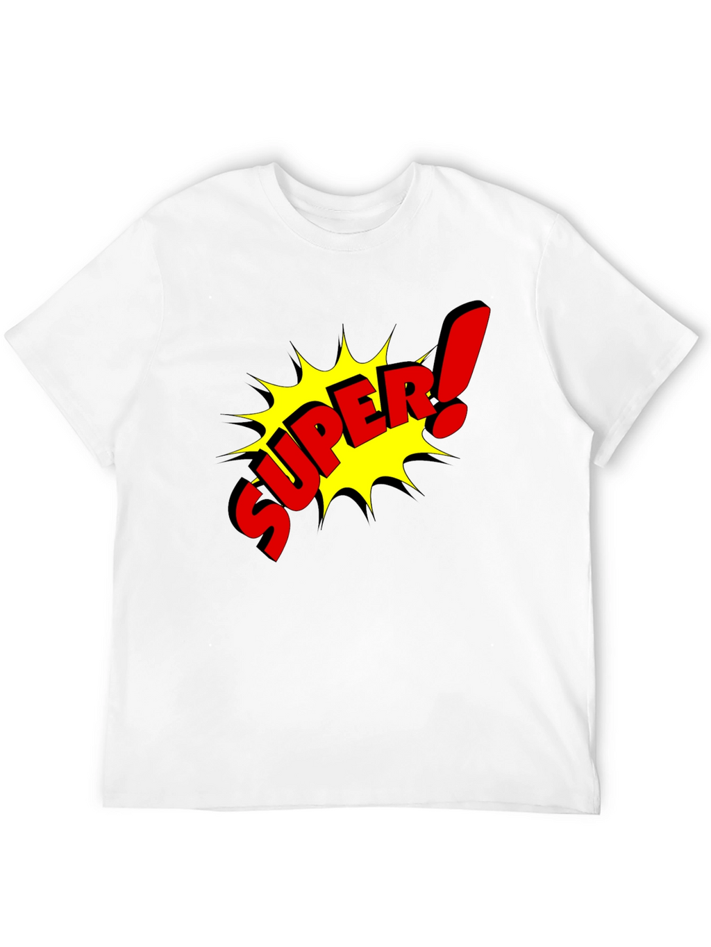 Super! Graphic T-Shirt - Black