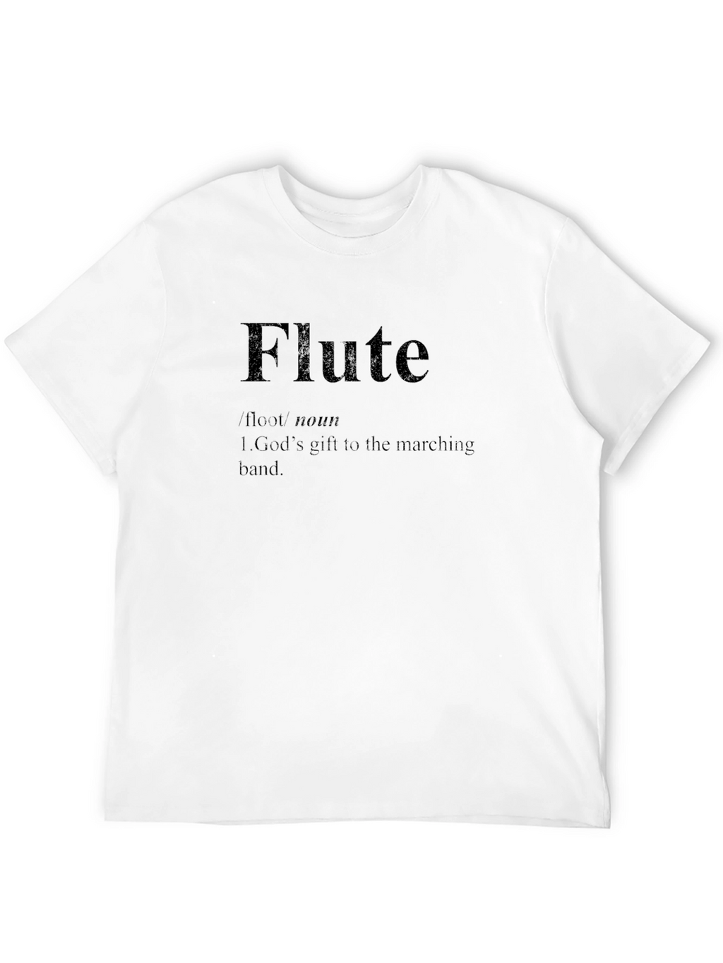 Flute Definition T-Shirt: Musician Marching Band Gift Tee