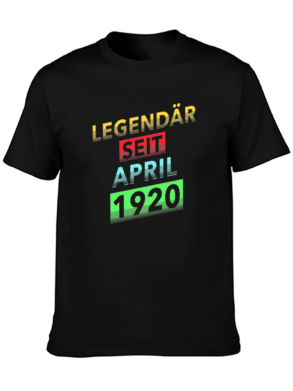 Legendary Since April 1920 Black T-Shirt