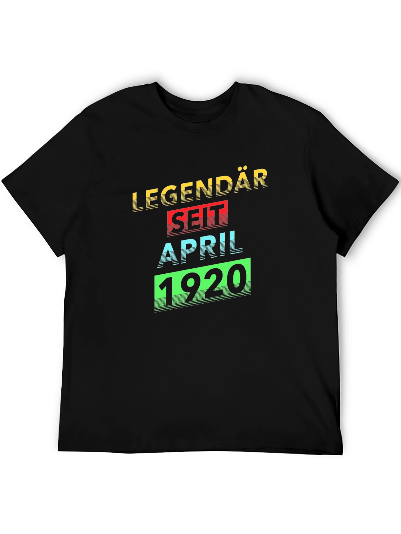 Legendary Since April 1920 Black T-Shirt