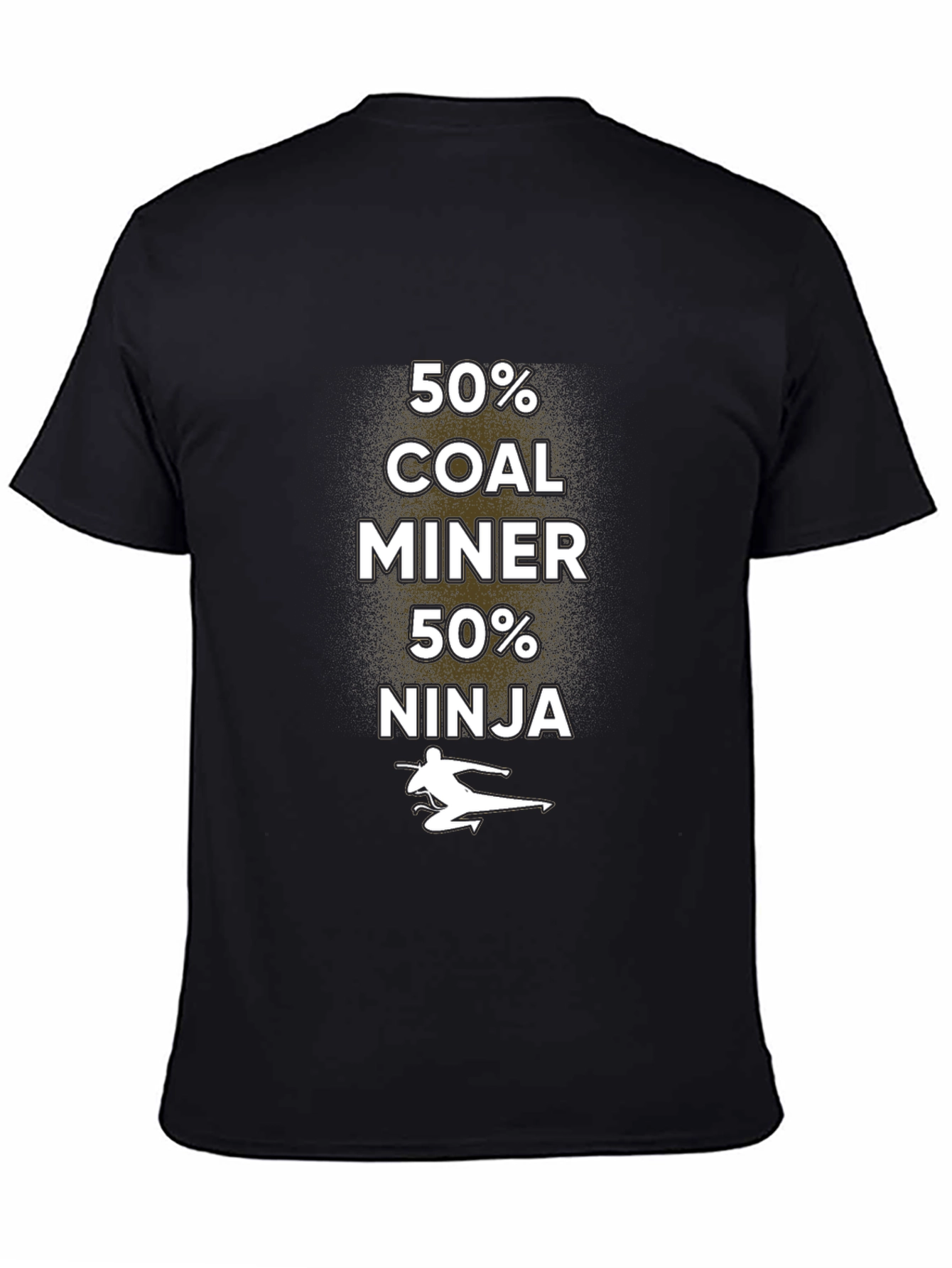 50% Coal Miner 50% Ninja Graphic Tee