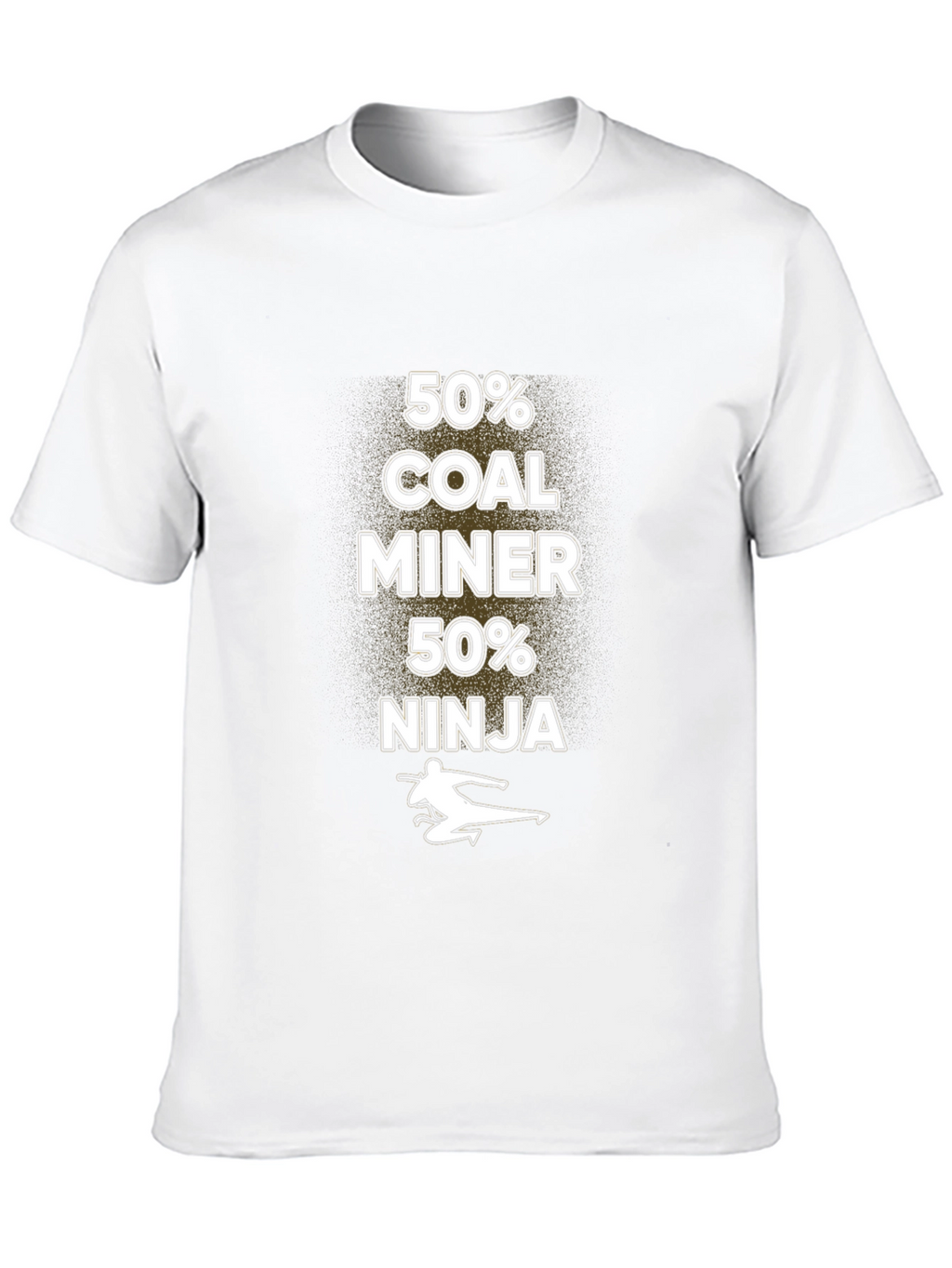 50% Coal Miner 50% Ninja Graphic Tee