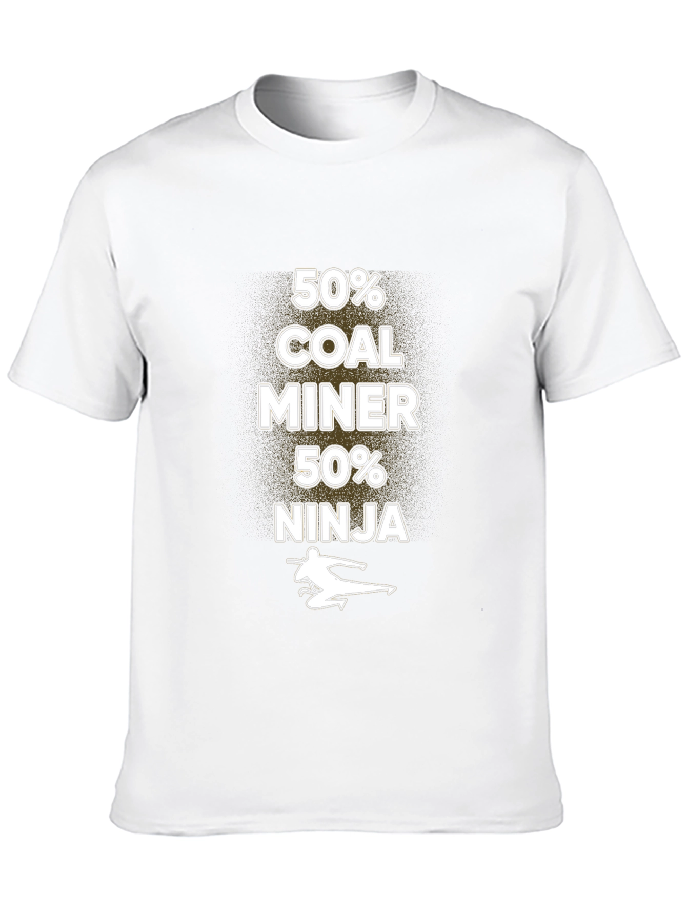 50% Coal Miner 50% Ninja Graphic Tee