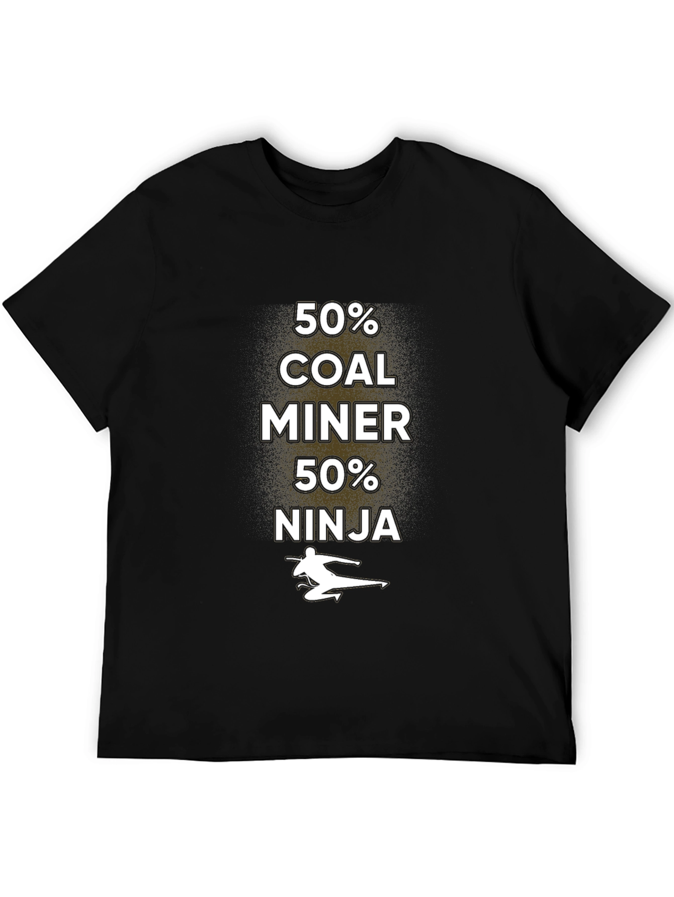50% Coal Miner 50% Ninja Graphic Tee