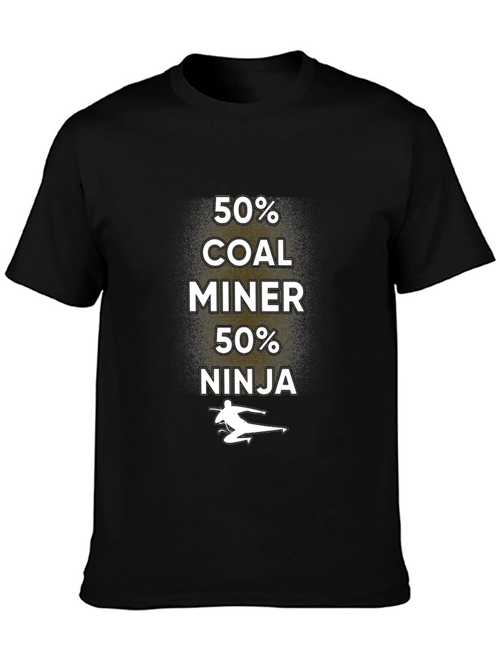 50% Coal Miner 50% Ninja Graphic Tee
