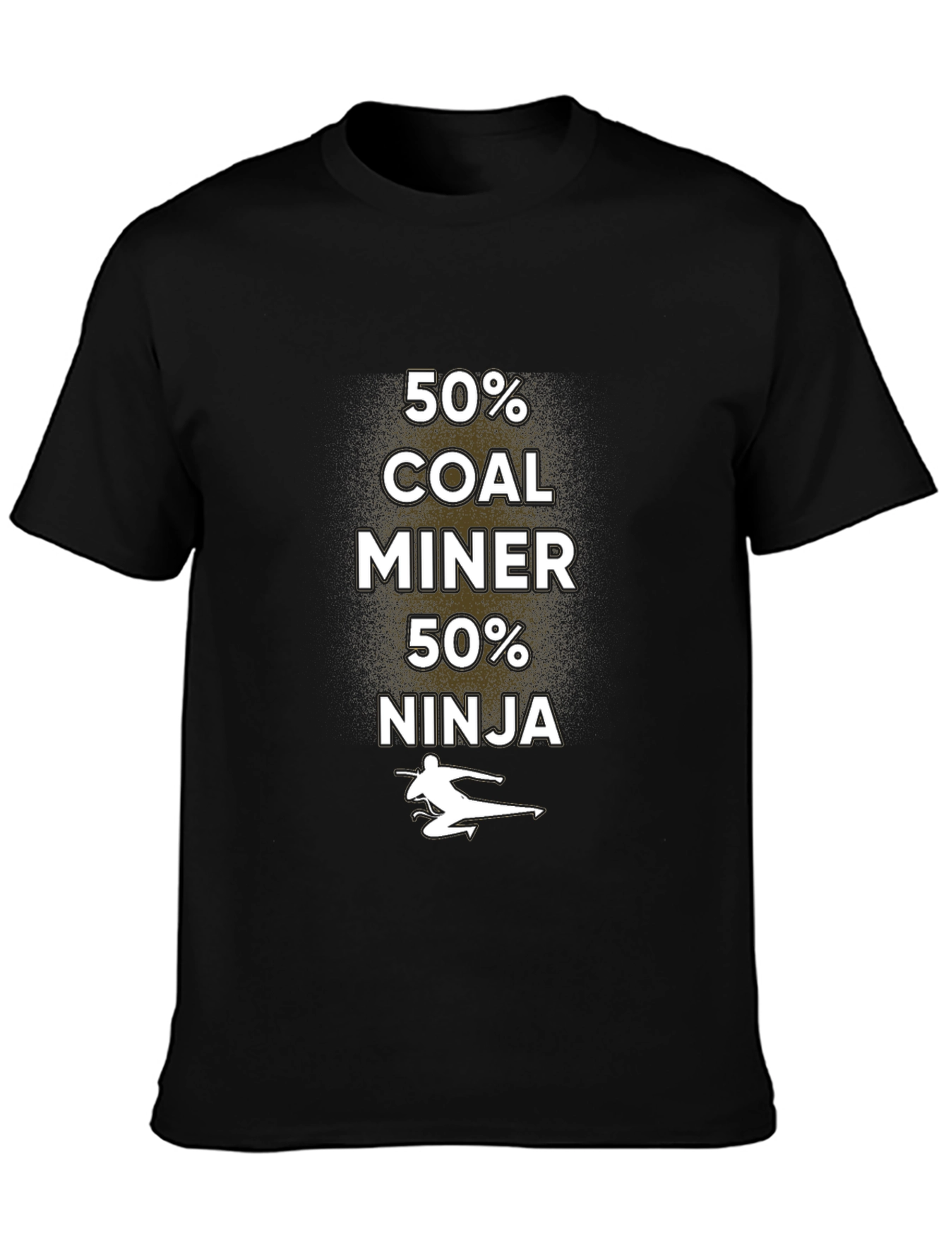 50% Coal Miner 50% Ninja Graphic Tee