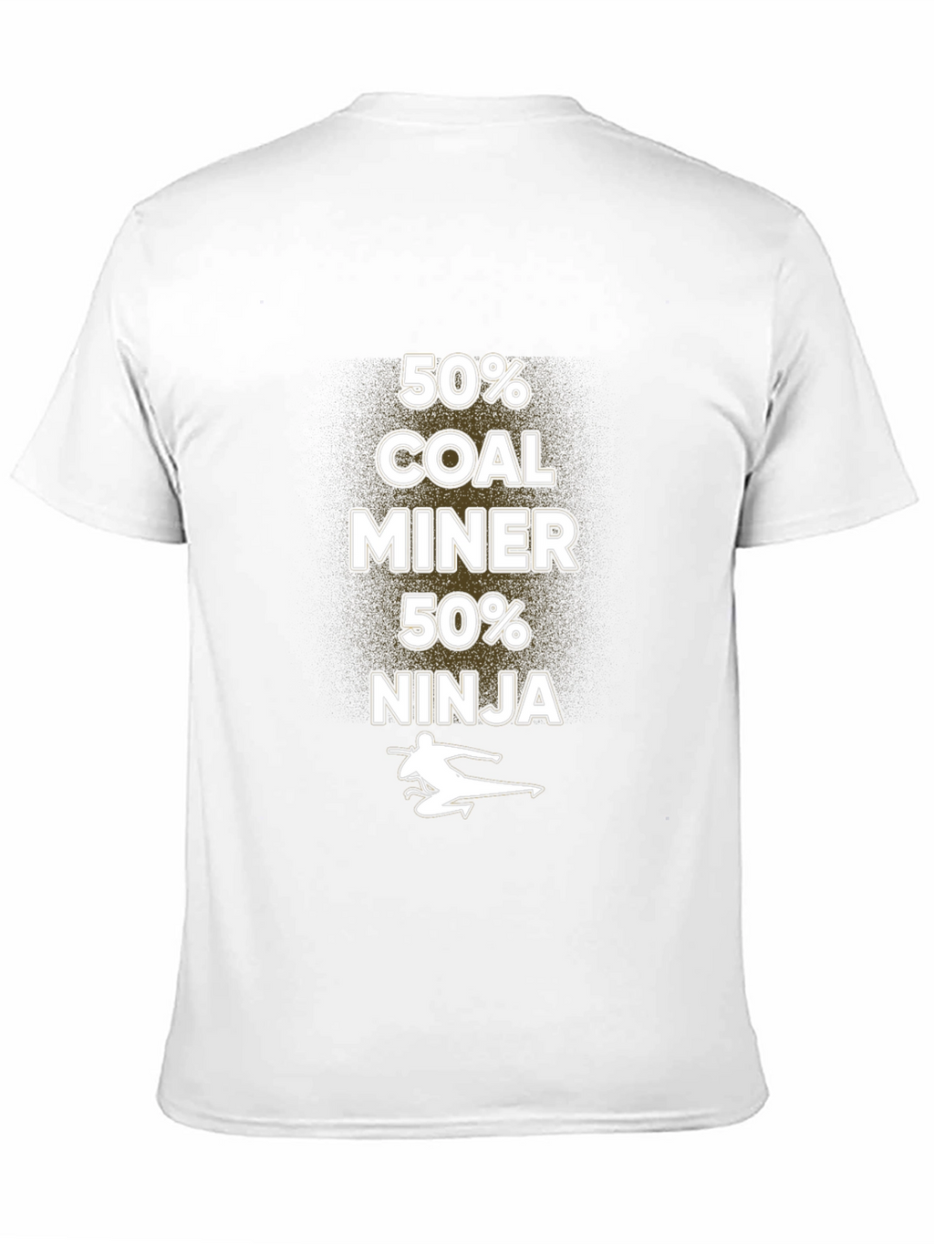 50% Coal Miner 50% Ninja Graphic Tee