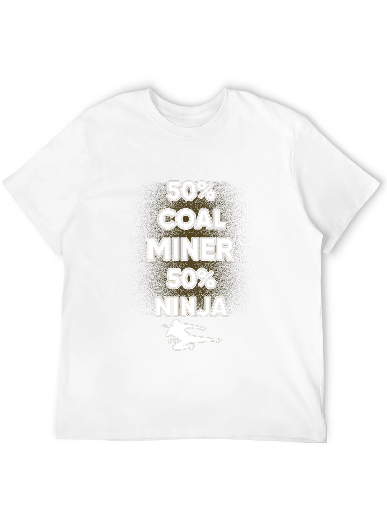 50% Coal Miner 50% Ninja Graphic Tee