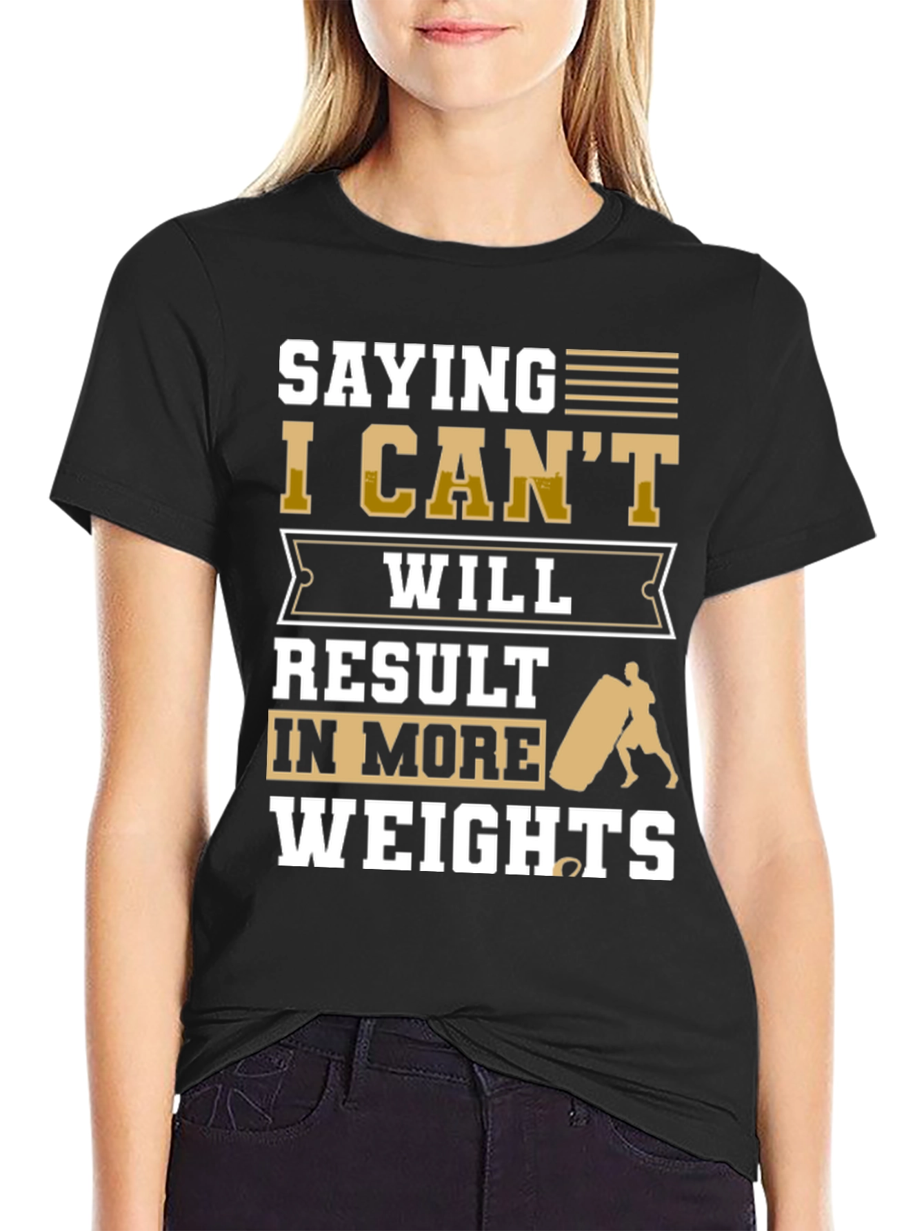 Motivational Gym T-Shirt - Lift More Weights