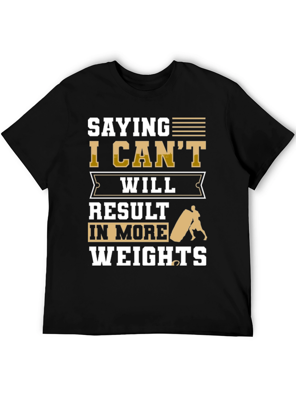 Motivational Gym T-Shirt - Lift More Weights