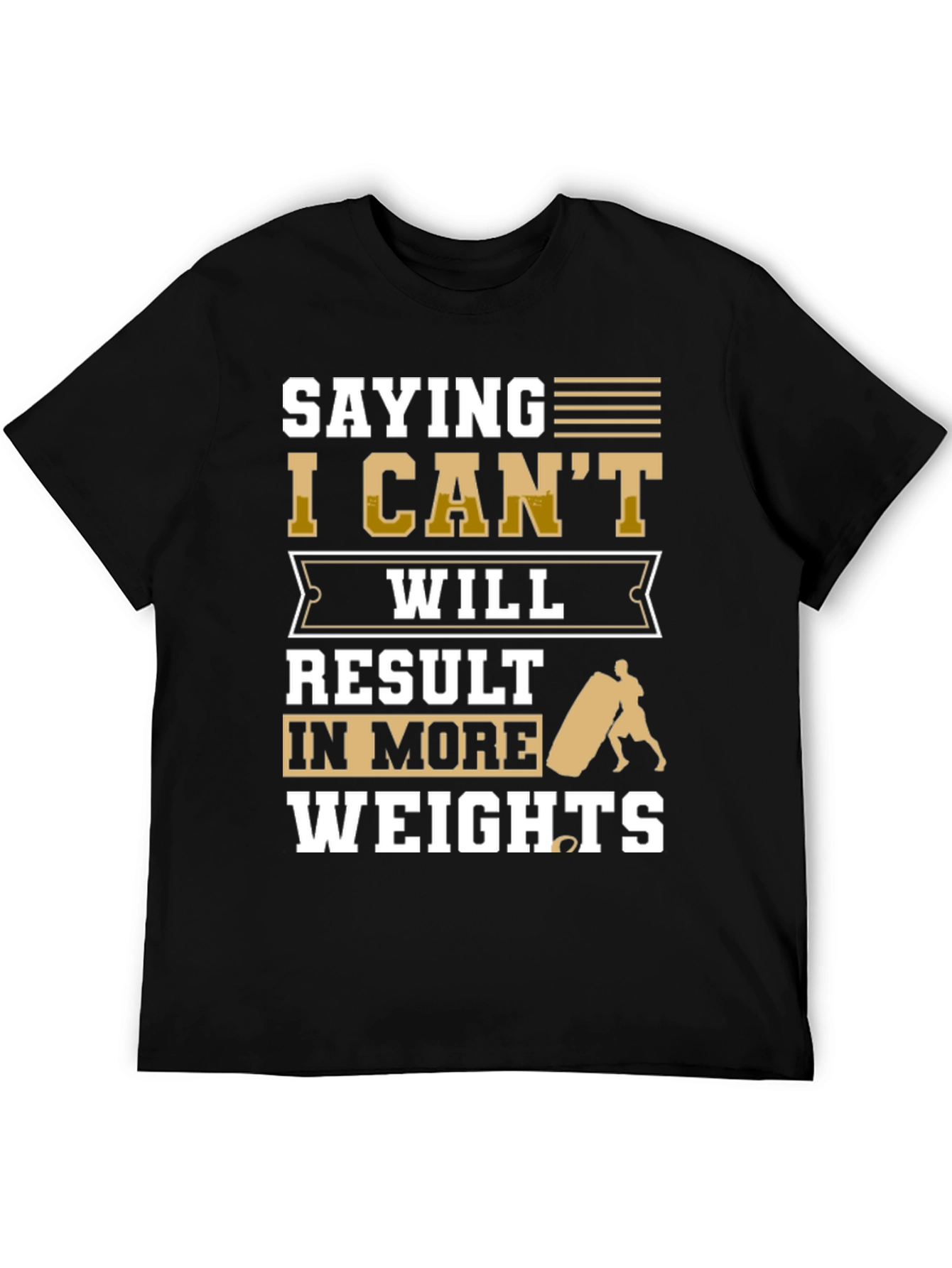 Motivational Gym T-Shirt - Lift More Weights