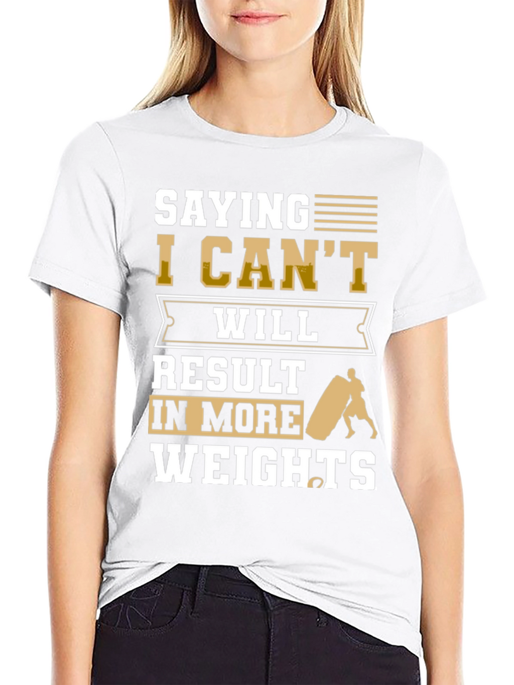 Motivational Gym T-Shirt - Lift More Weights
