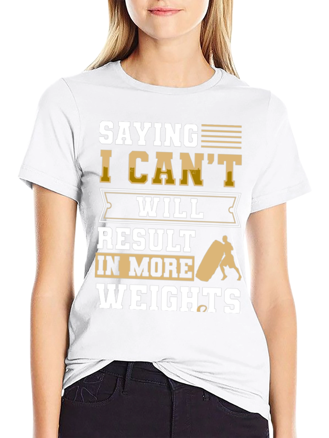 Motivational Gym T-Shirt - Lift More Weights