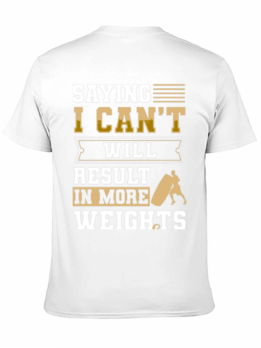 Motivational Gym T-Shirt - Lift More Weights