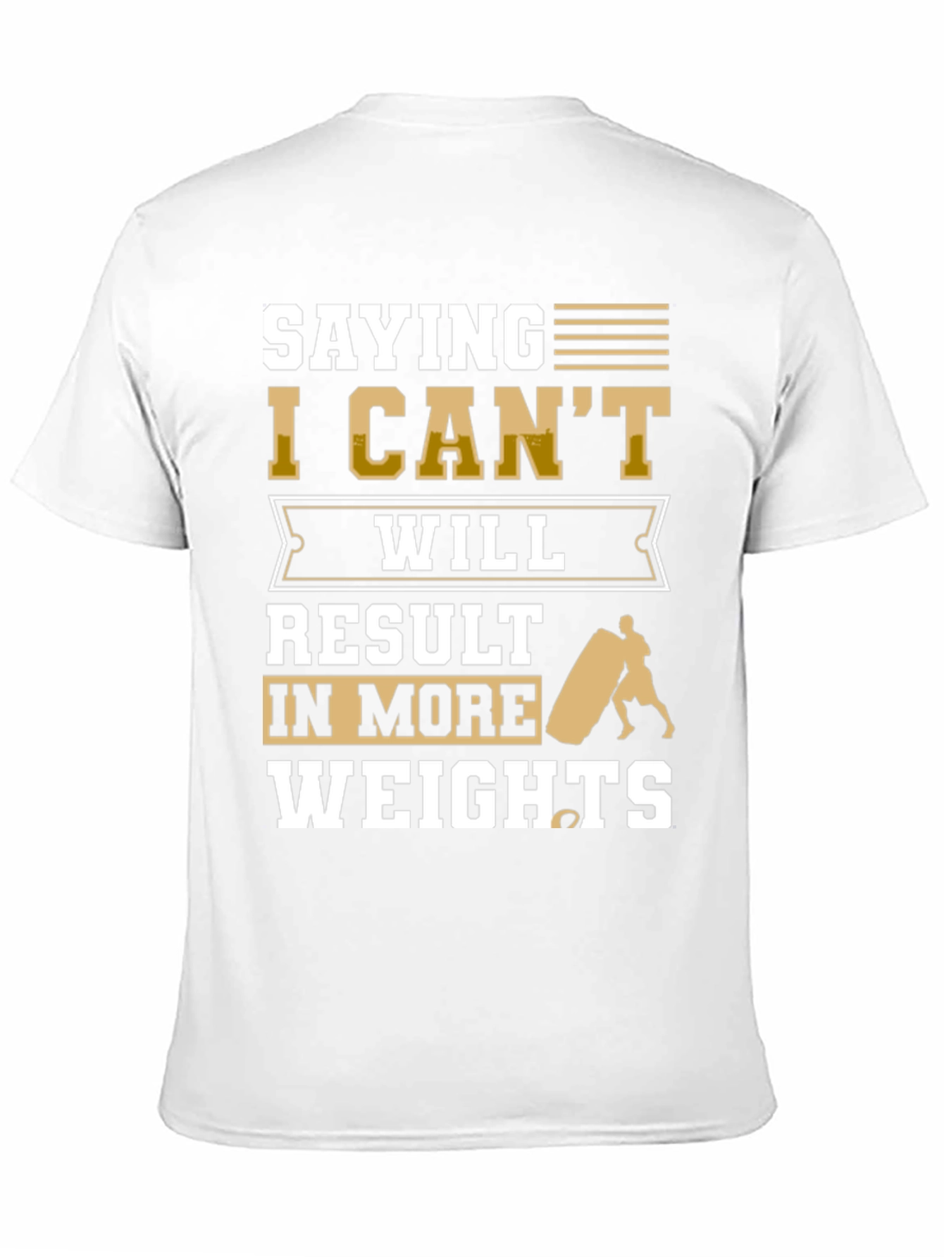Motivational Gym T-Shirt - Lift More Weights