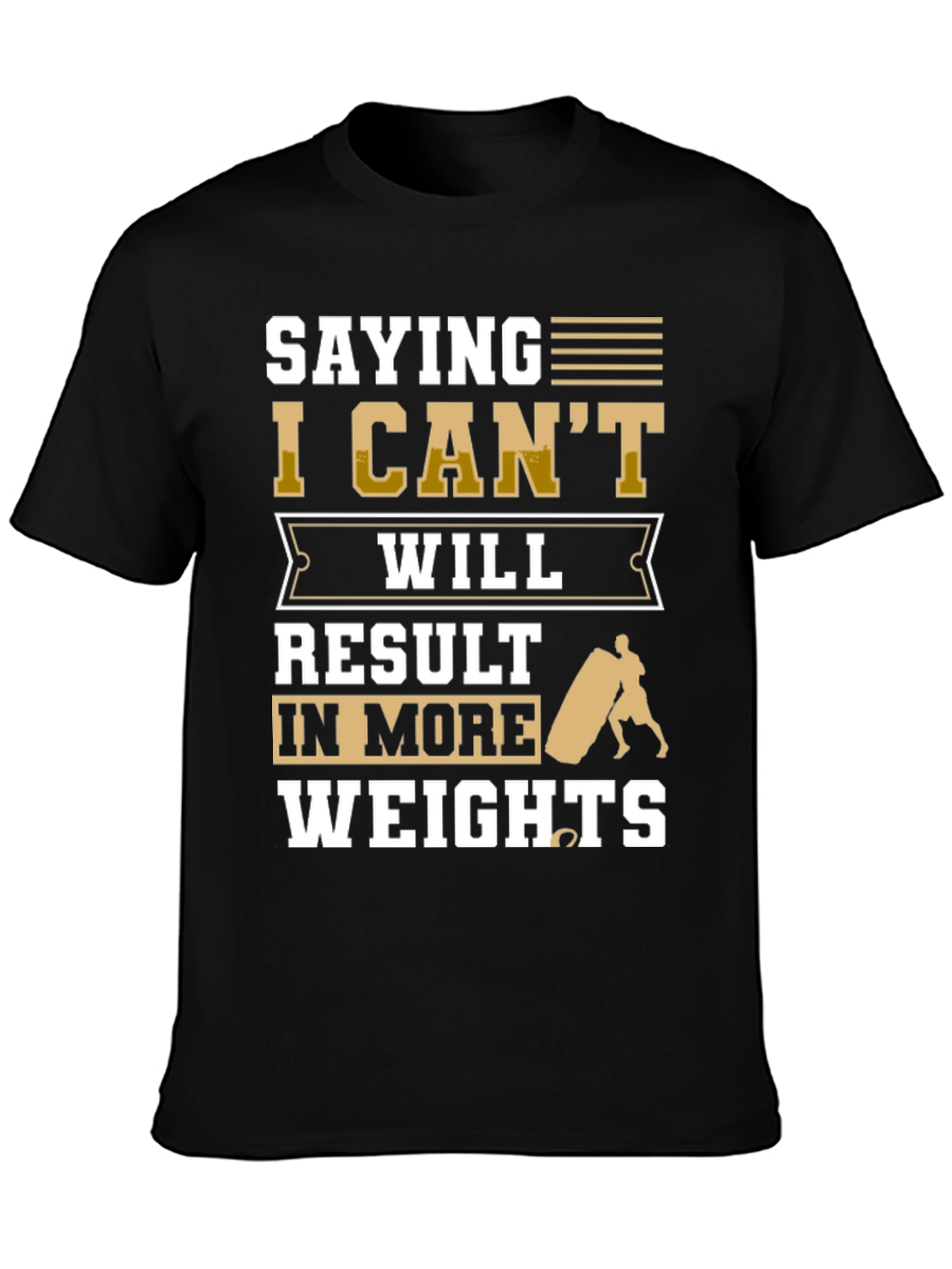 Motivational Gym T-Shirt - Lift More Weights
