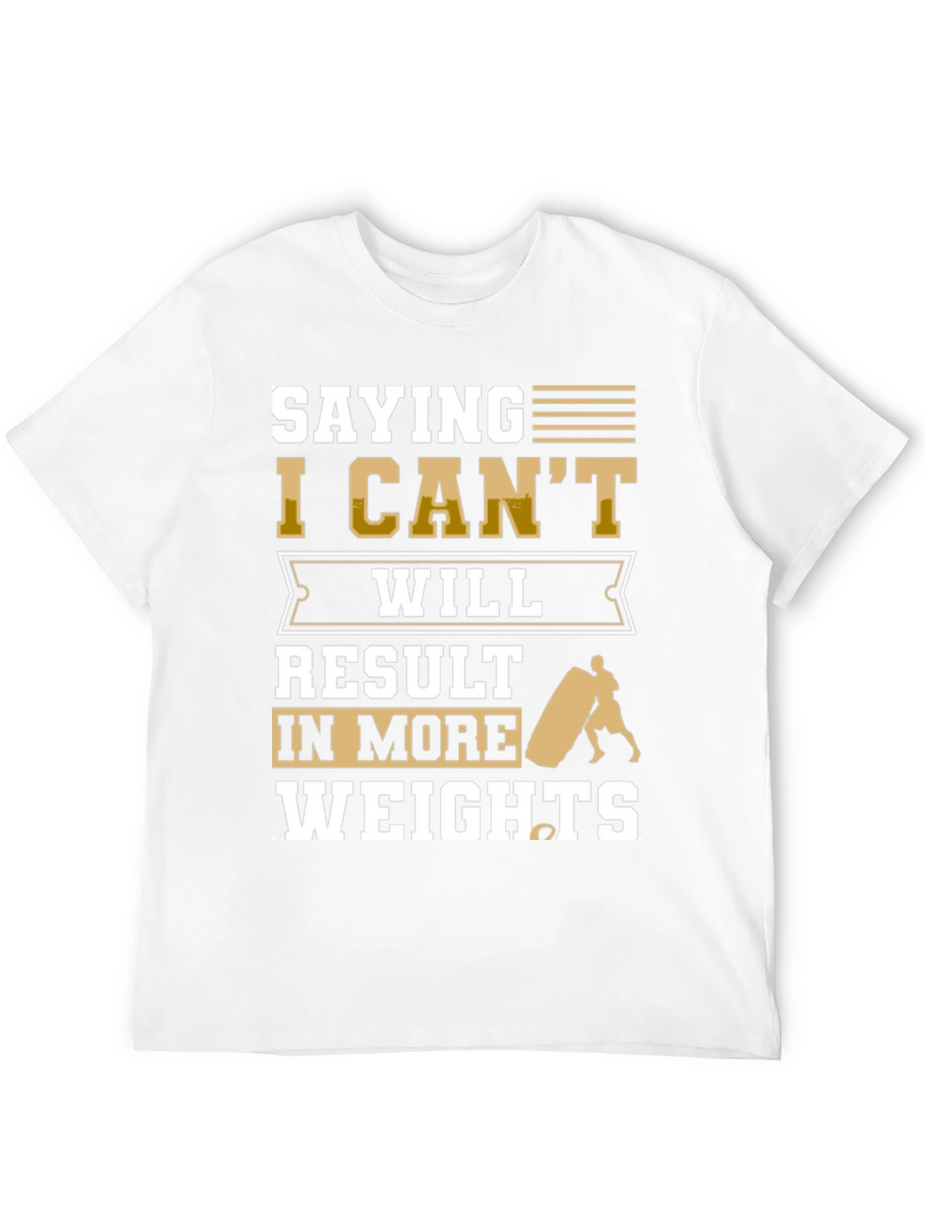 Motivational Gym T-Shirt - Lift More Weights