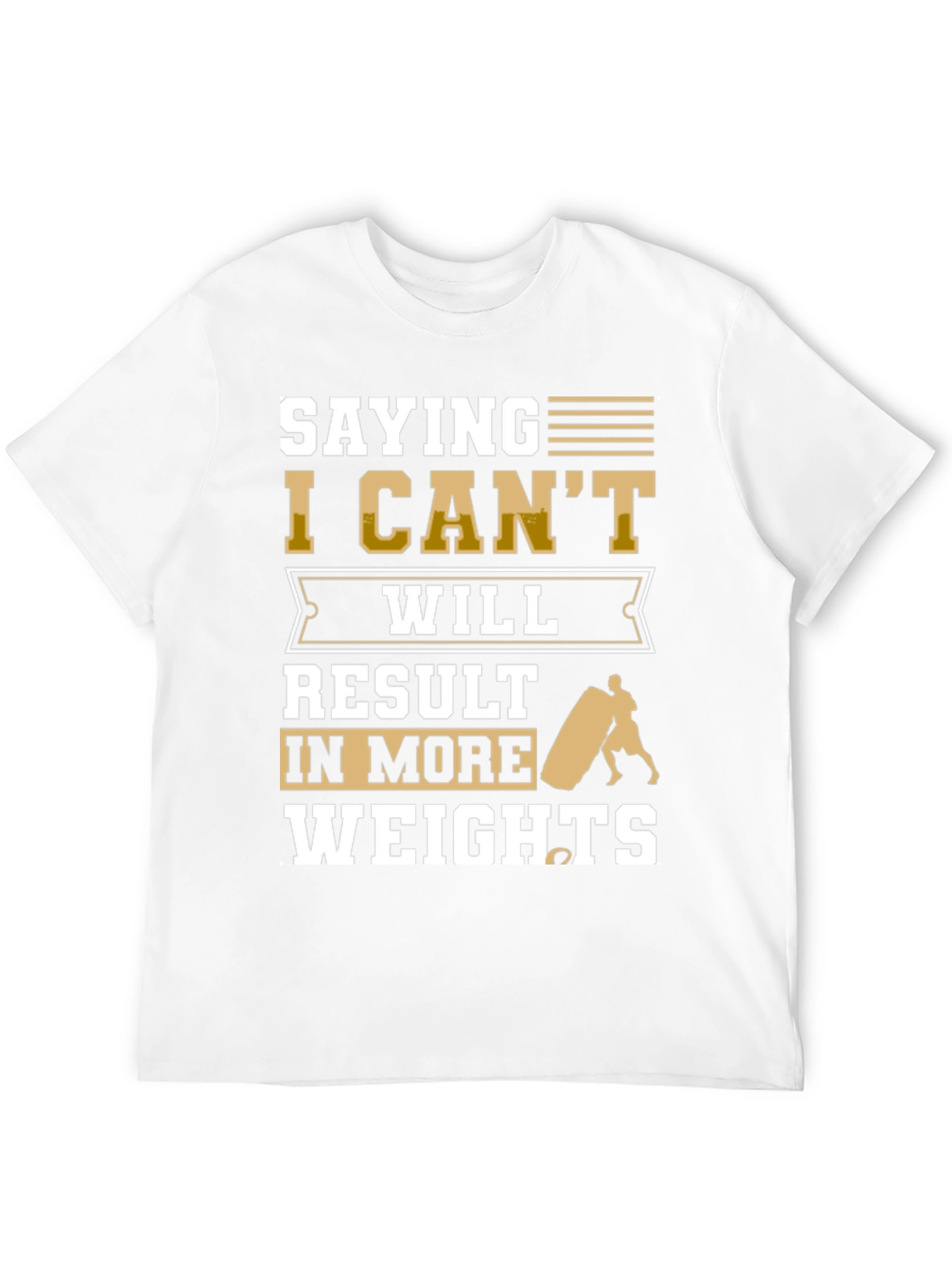 Motivational Gym T-Shirt - Lift More Weights