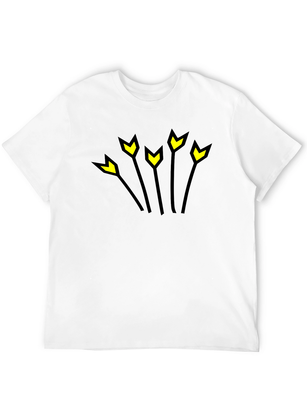 Arrow Burst Black Graphic T-Shirt
