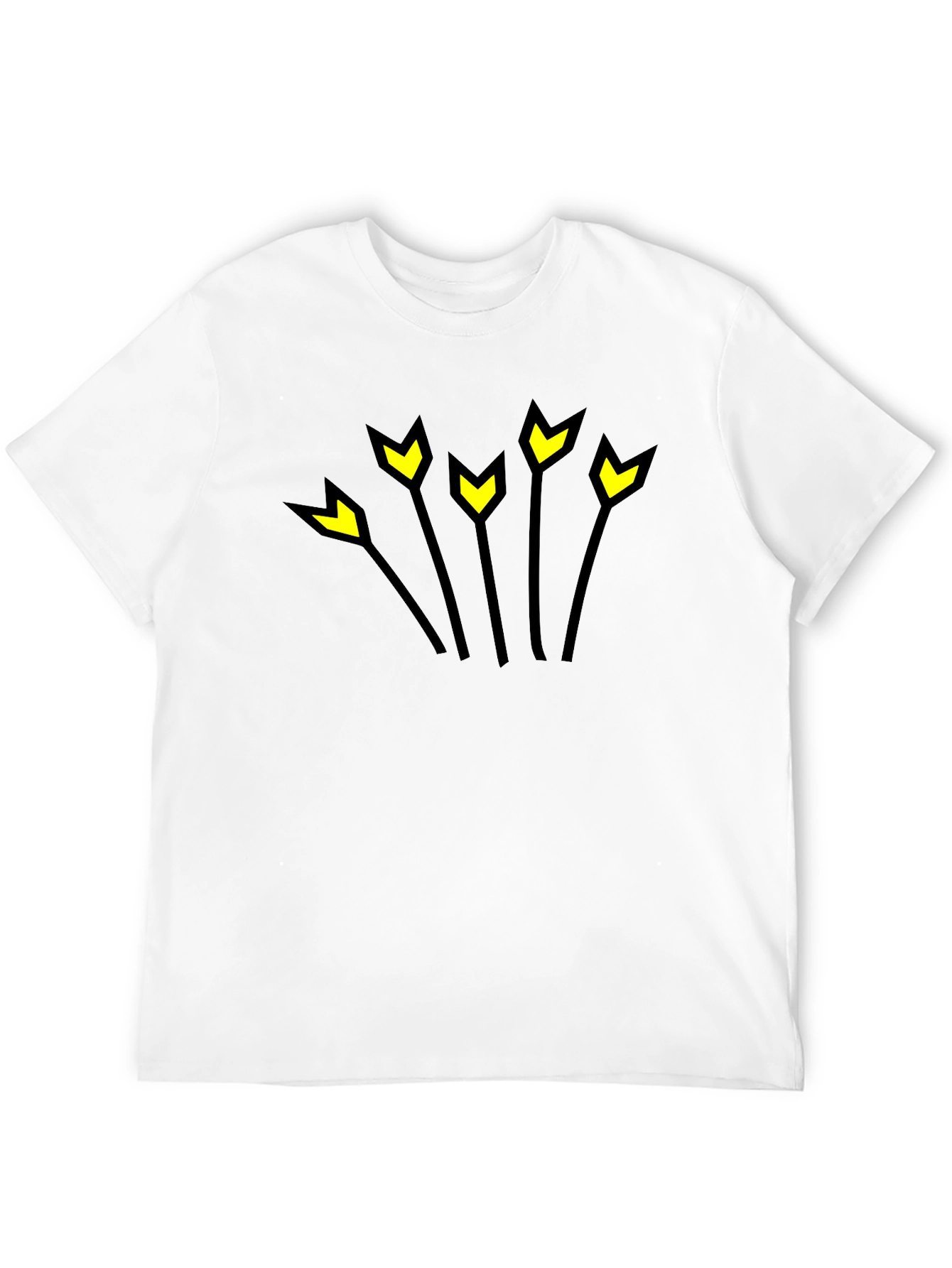 Arrow Burst Black Graphic T-Shirt
