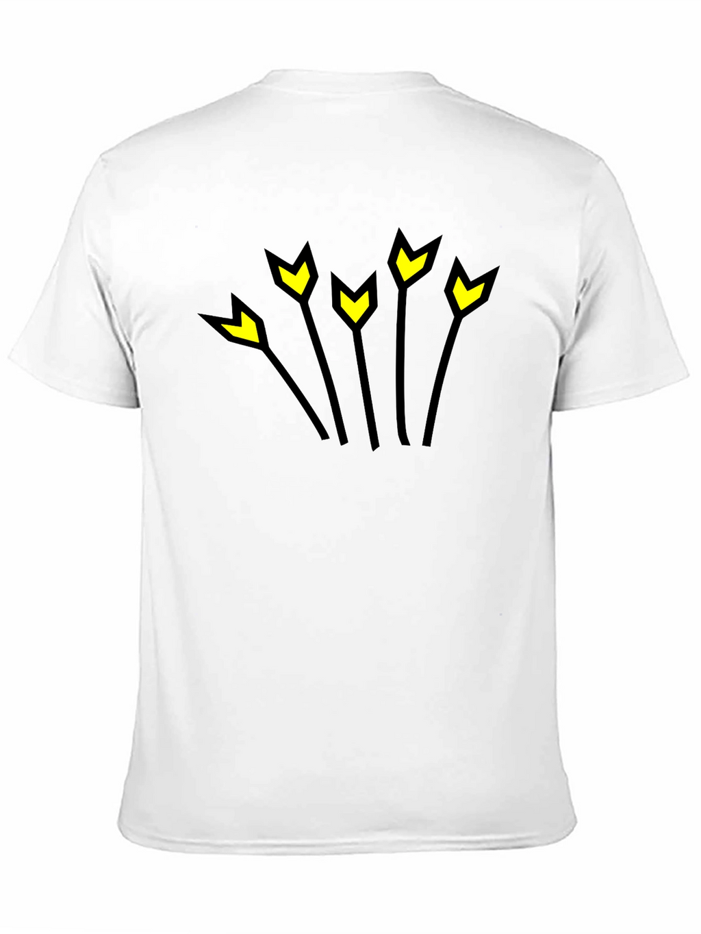 Arrow Burst Black Graphic T-Shirt