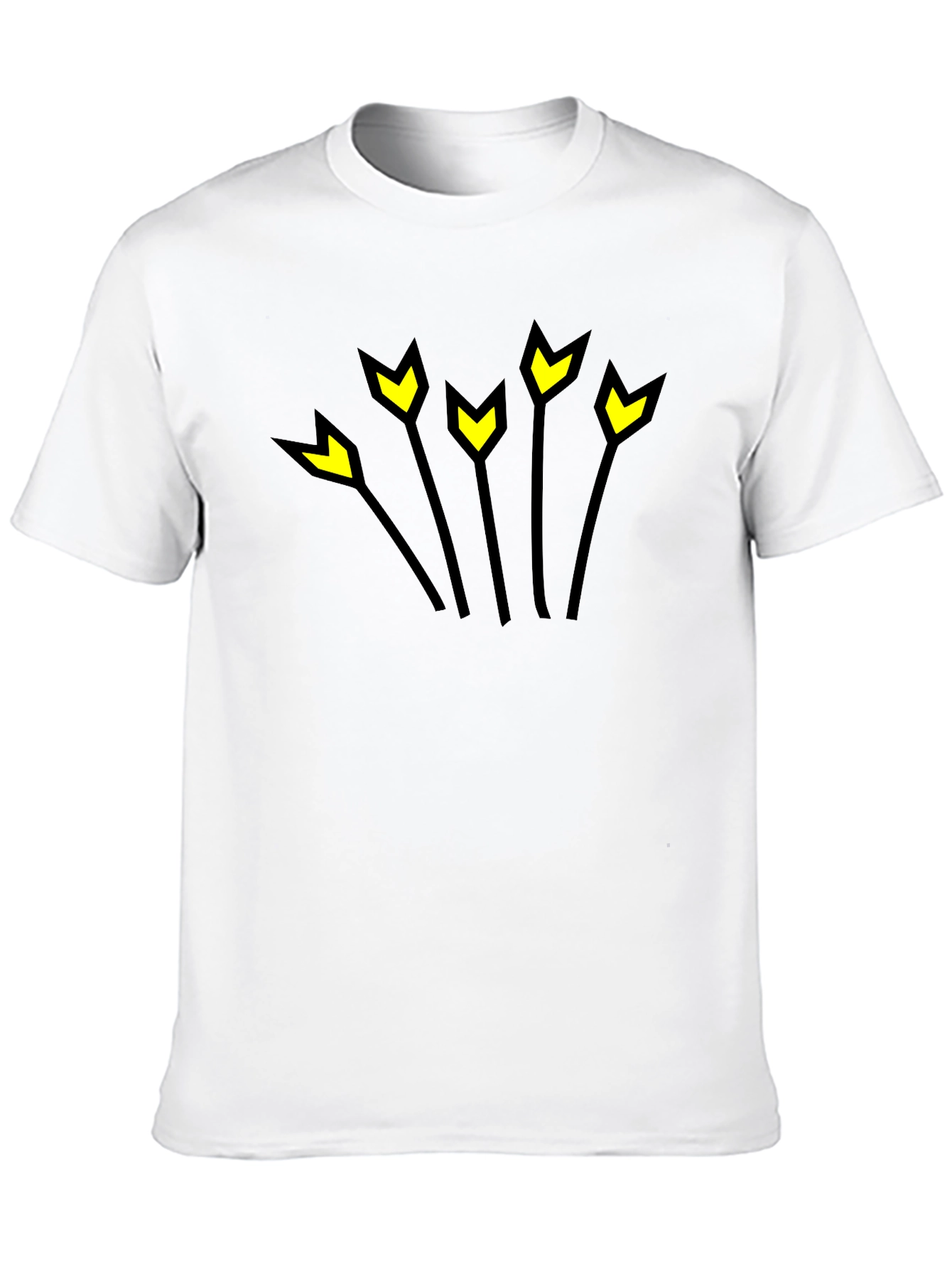 Arrow Burst Black Graphic T-Shirt